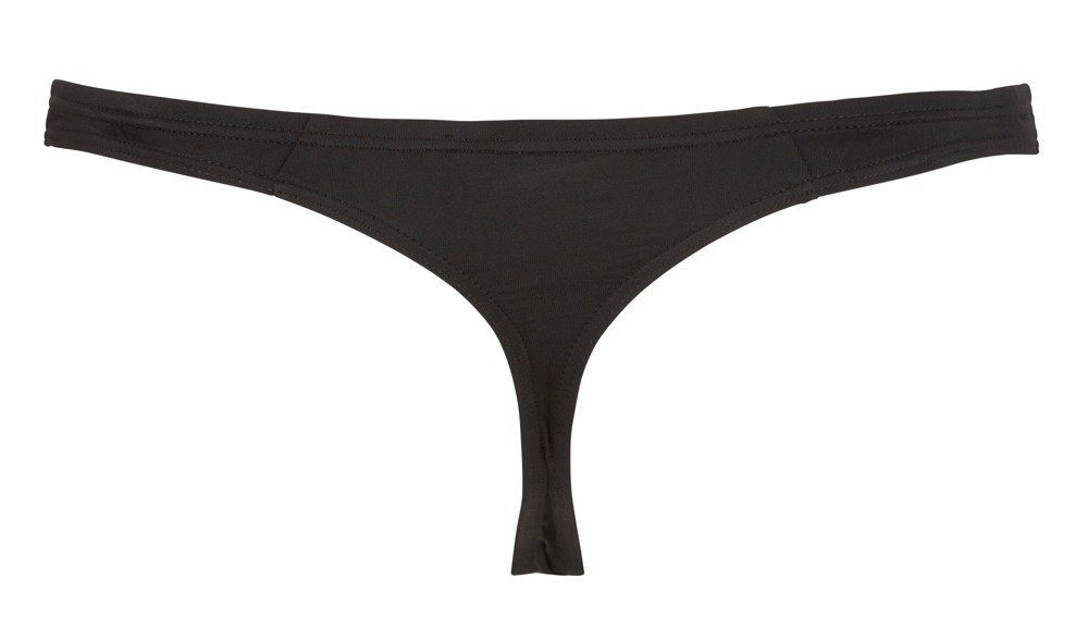 Svenjoyment String Männer-String mit Öffnungen für Penis und Hoden - schwarz (1-St) Hochelastische Qualität