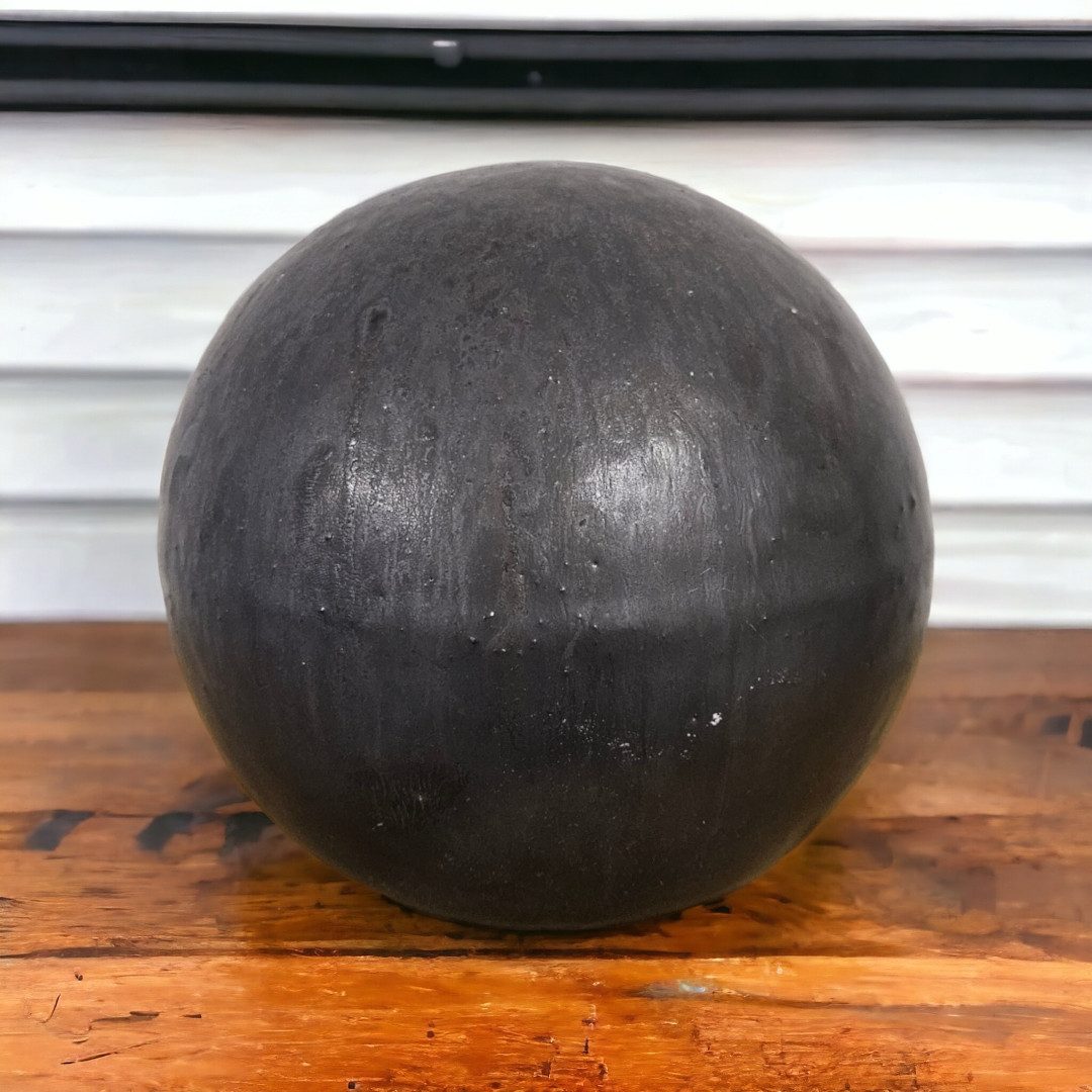Teramico Dekokugel Gartenkugel Keramik 28cm Anthrazit, günstig online kaufen