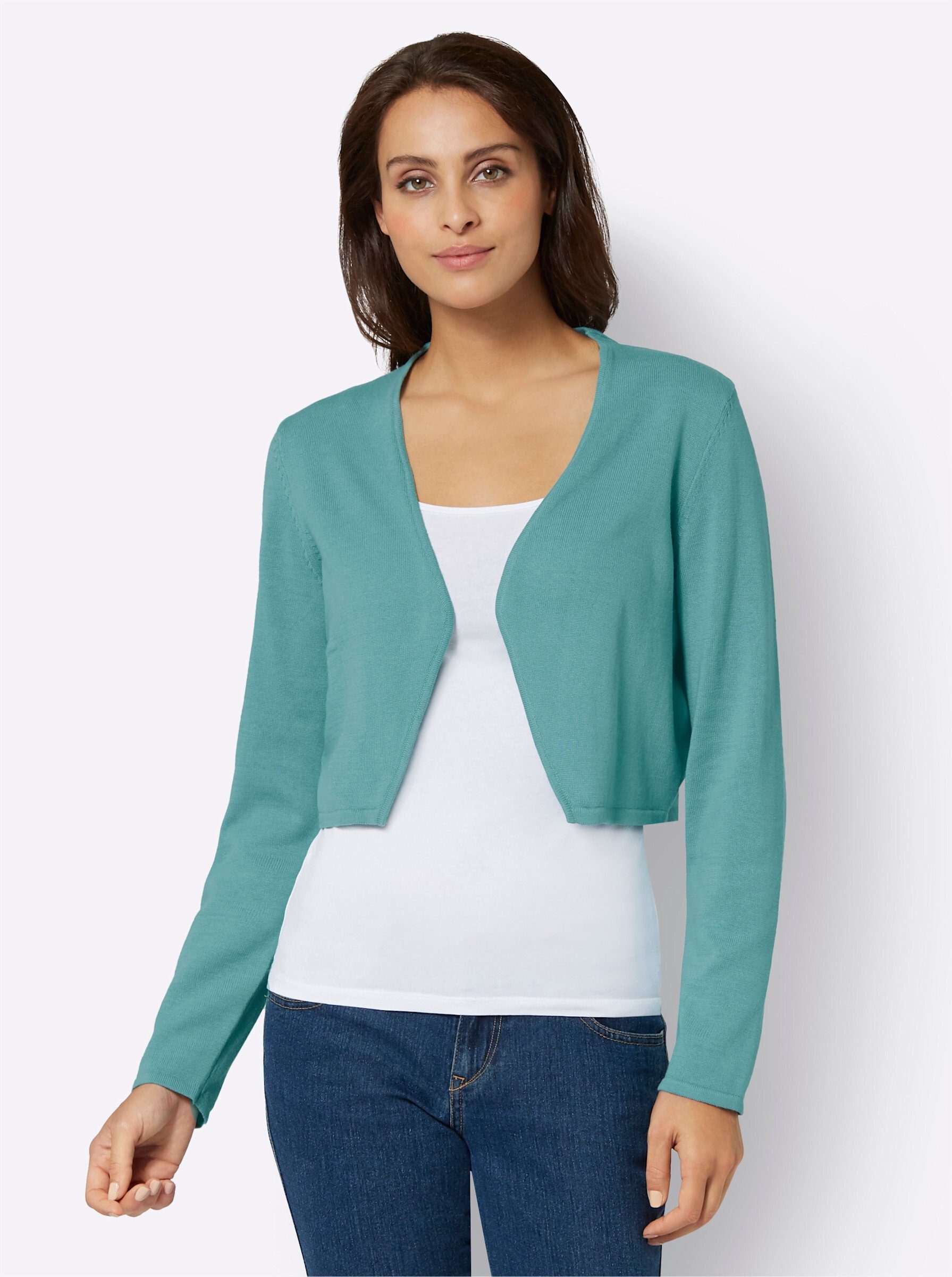 Witt Strickjacke Bolero Langarm Jersey günstig online kaufen