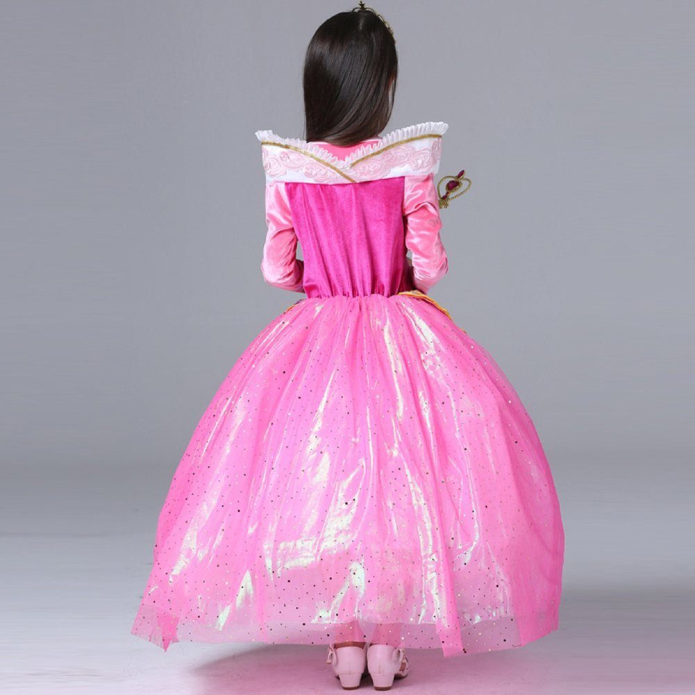 Katara Princess Costume Fairy Tale Dress Children's Costume Sleeping Beauty for Girls, Sleeping Beauty, Costume, Carnival, Costume, Dress, Princess, Pink