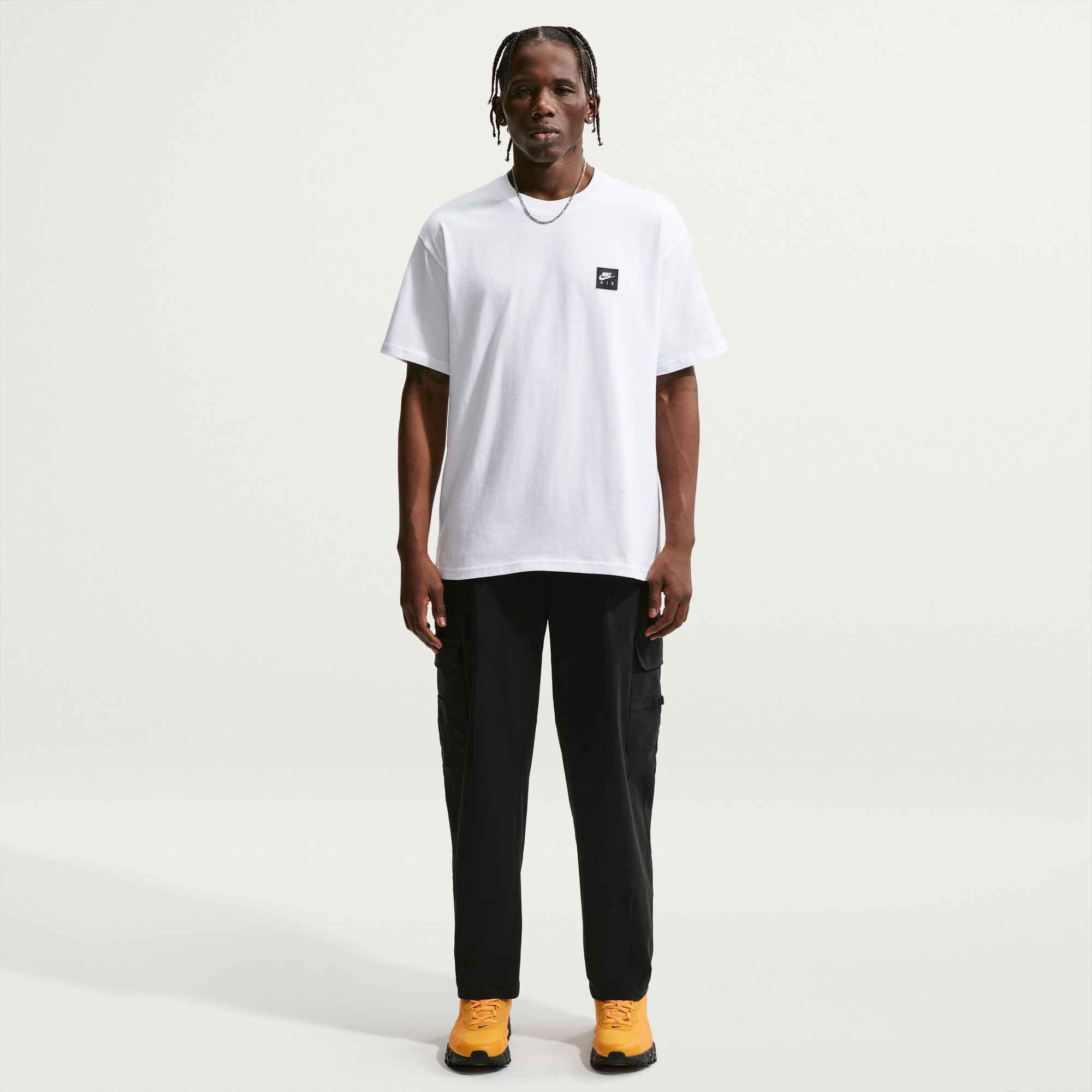 Nike Sportswear T-Shirt U NSW TEE LSE AIR BOX mit Print, Langarm-Design, aus angerauter Sweatware aus Baumwolle