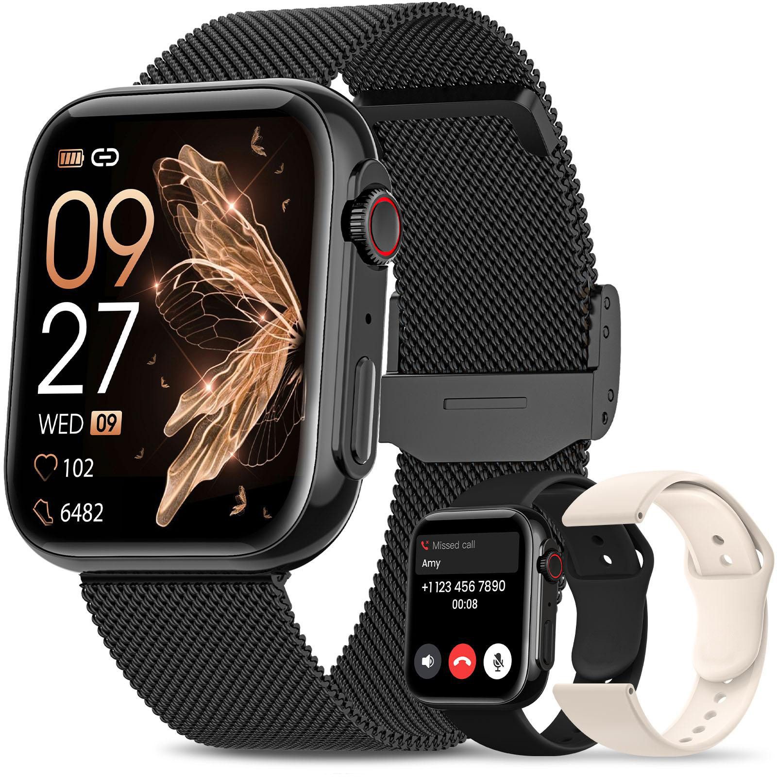 2025 Neueste Smartwatch Damen mit Bluetooth-Anruf Smartwatch