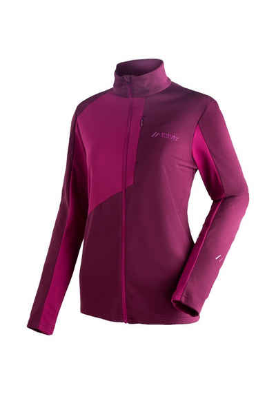 Maier Sports Fleecejacke Purga Jacket Damen Midlayer, Fleece mit aufgerauter Innenseite