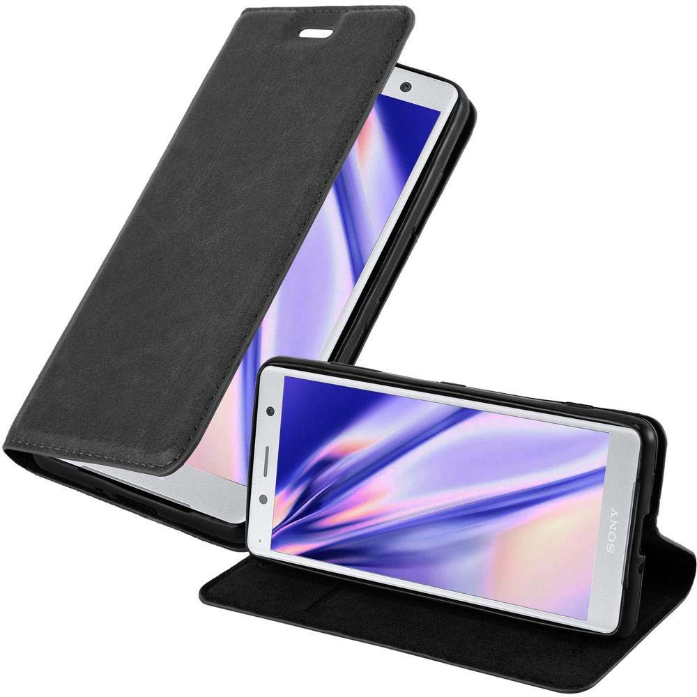 Cadorabo Handyhülle für Sony Xperia XZ2 COMPACT Hülle Sony Xperia XZ2 COMPACT, Hülle Schutzhülle mit Standfunktion, Magnetverschluss und Kartenfach