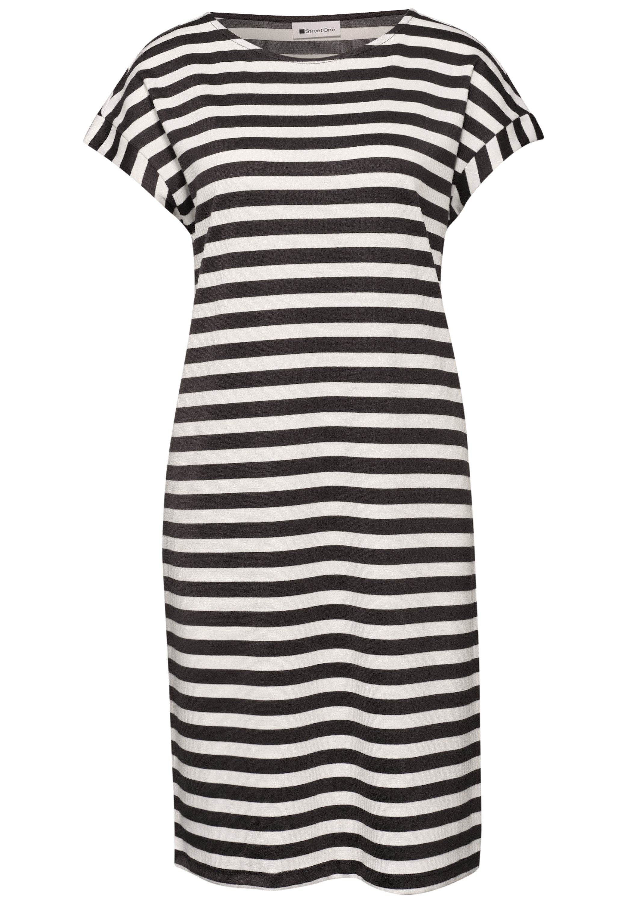 STREET ONE Jerseykleid im Streifendesign