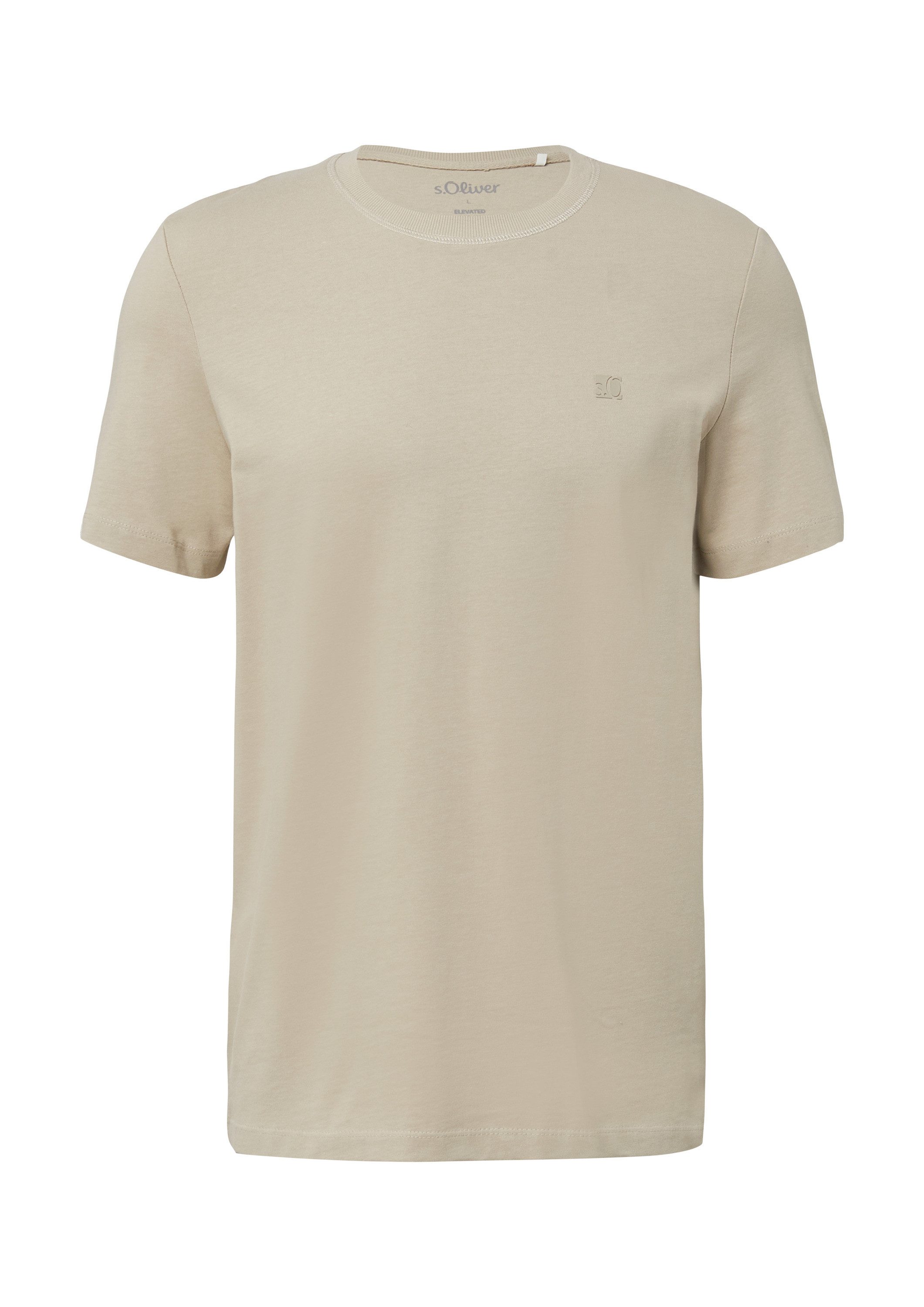 s.Oliver Kurzarmshirt T-Shirt Heavy Jersey T-Shirt günstig online kaufen
