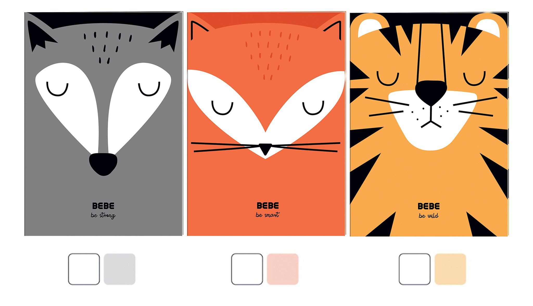 Interdruk Notizheft Interdruk Notizheft B6 32 unliniert mit farbigen Blättern 90g/m² BeBe