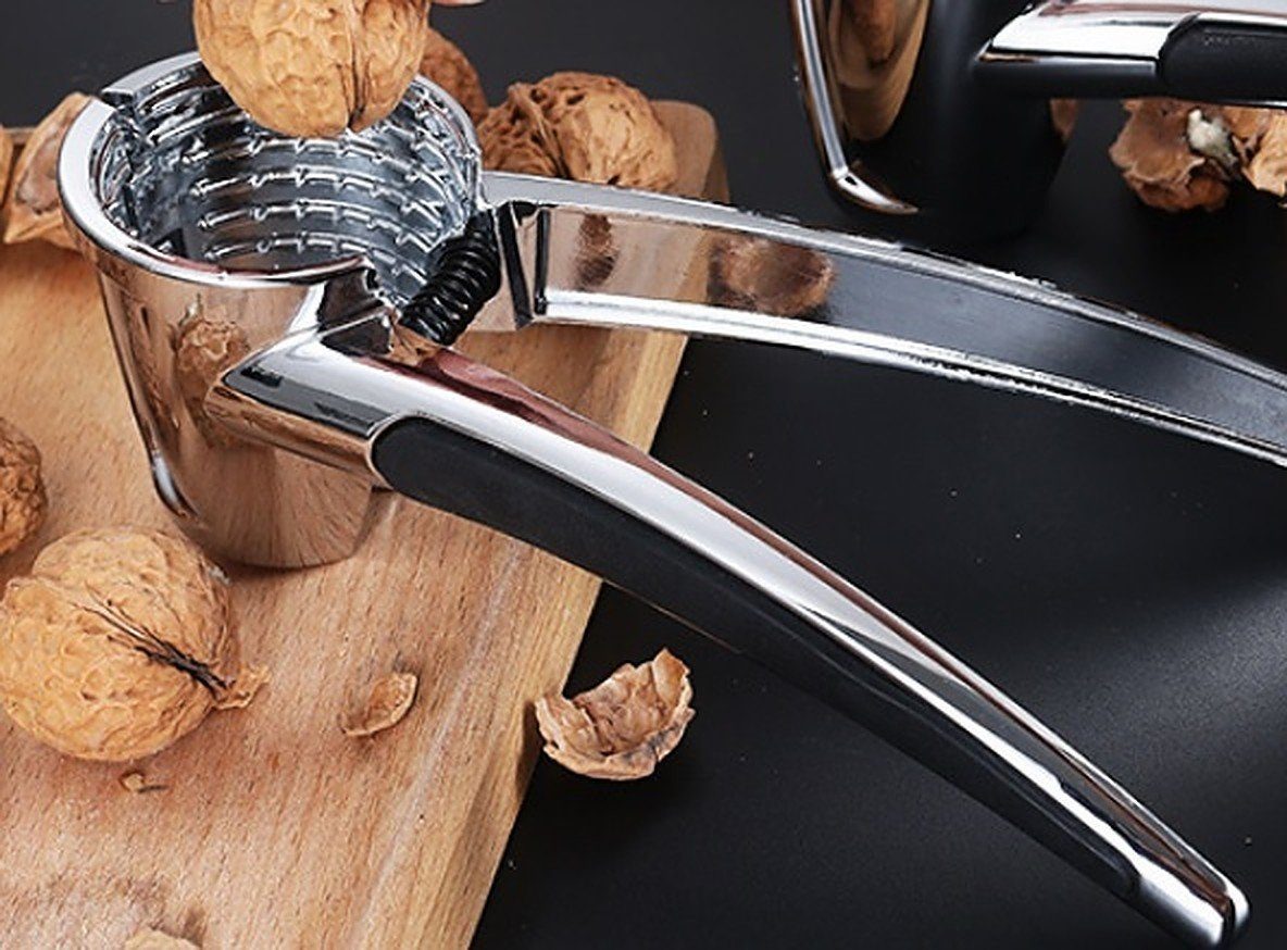 BAYLI Mörser 2 x Nussknacker Walnüsse, Haselnussknacker aus Zinklegierung, multif