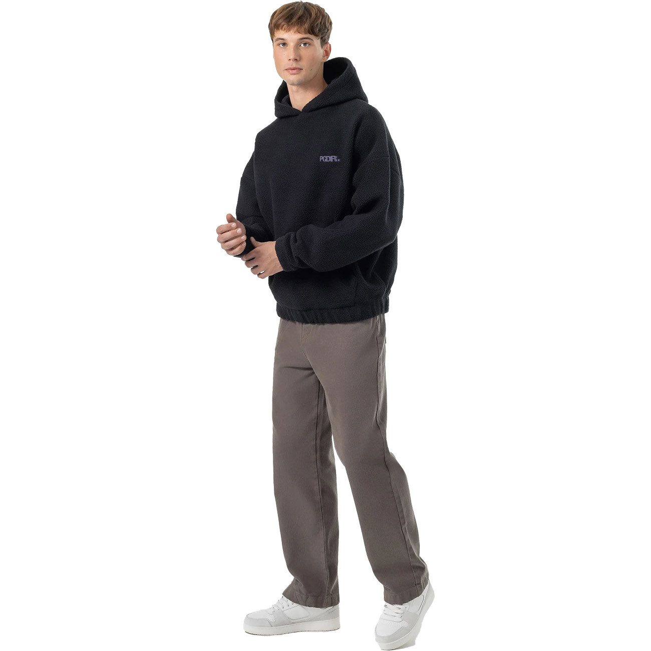 PEGADOR Fleecejacke Baye Boxy Fleece Hoodie Baye Boxy Fleece Hoodie