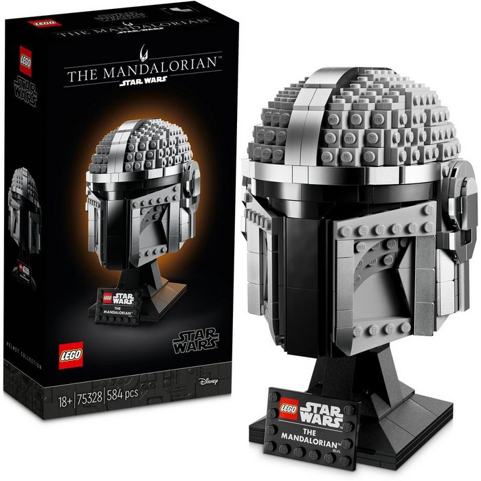 LEGO® Konstruktionsspielsteine Mandalorianer Helm (75328) LEGO® Star Wars™ (584 St) Made in Europe