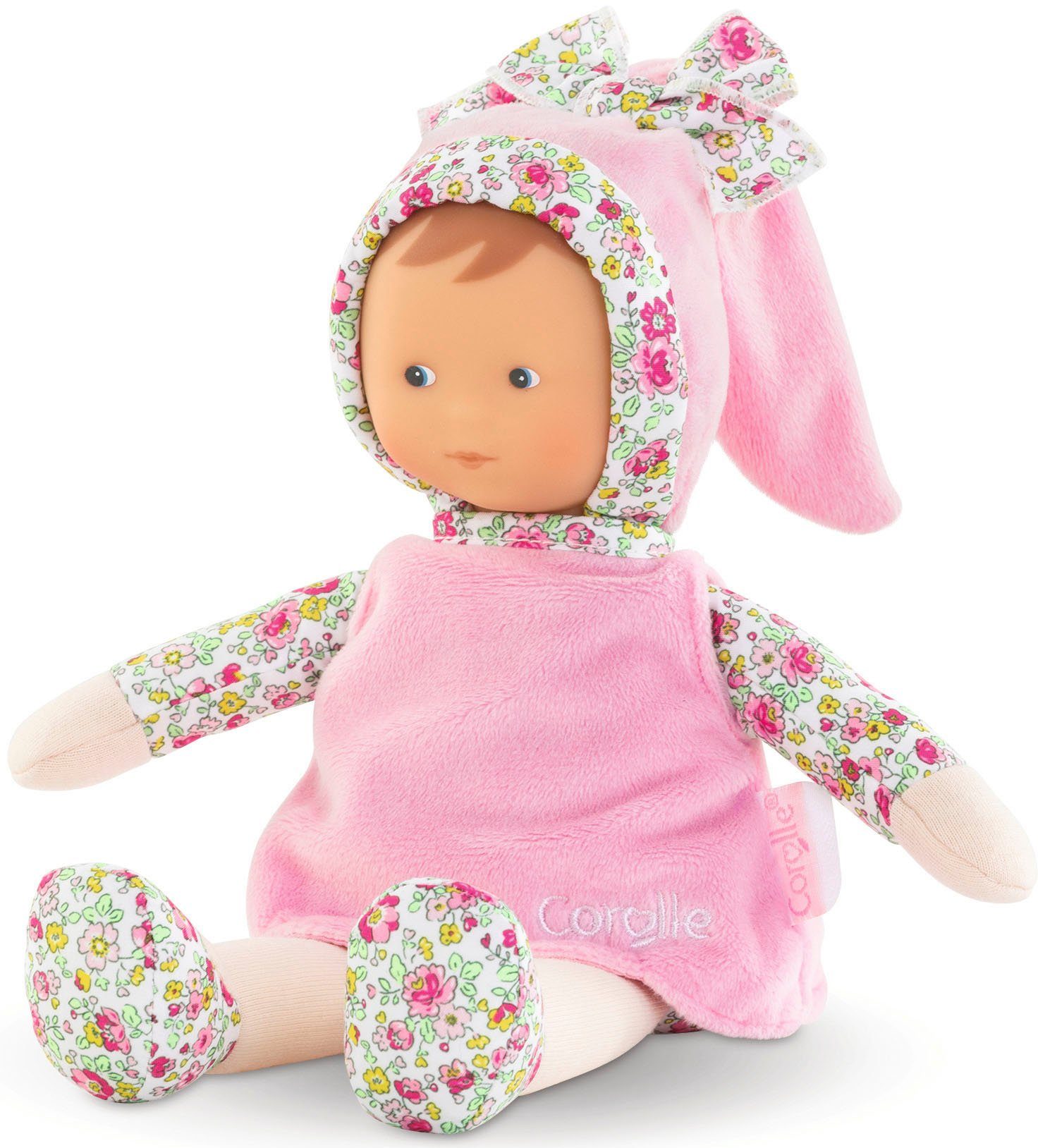 Corolle® Babypuppe Mon Doudou Corolle Miss Pink Blumengarten, mit Vanilleduft