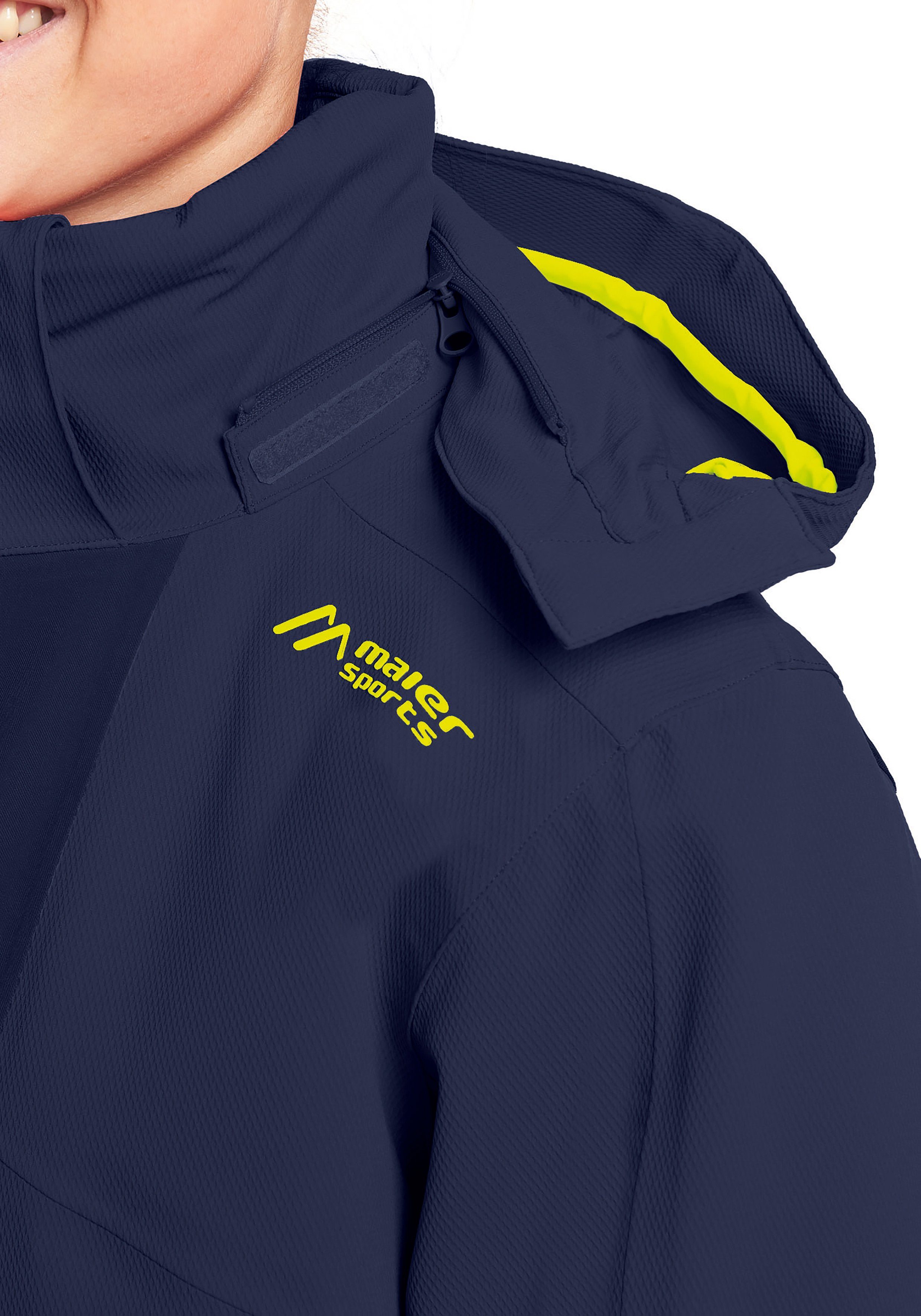 – Skijacke Fast Skijacke Piste Modern Impulse Freeride dunkelblau und designte perfekt für Sports Maier W