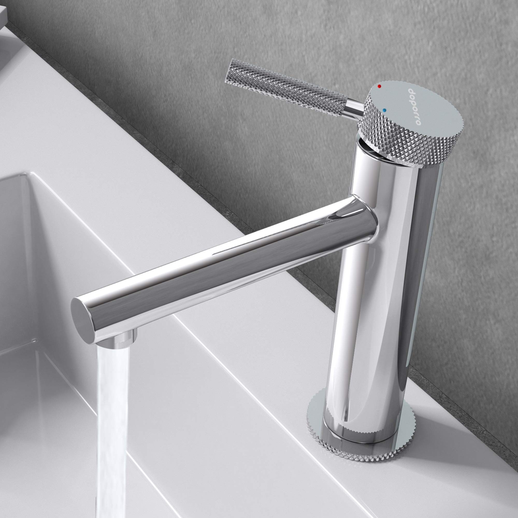 doporro Waschtischarmatur Design Waschbeckenarmatur Einhebelmischer WAO-760 günstig online kaufen