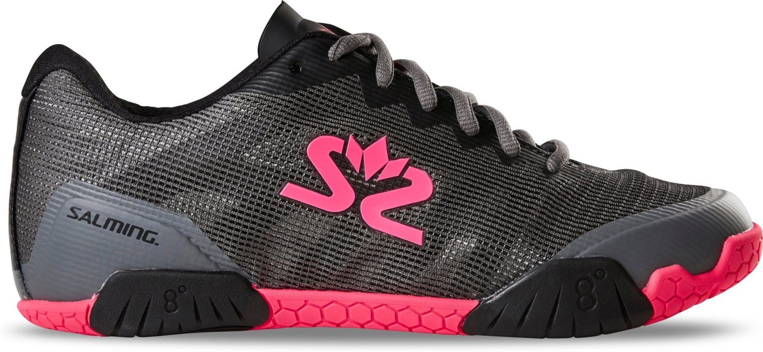 Hawk GunMetal/Pink Women Handballschuh Shoe SALMING