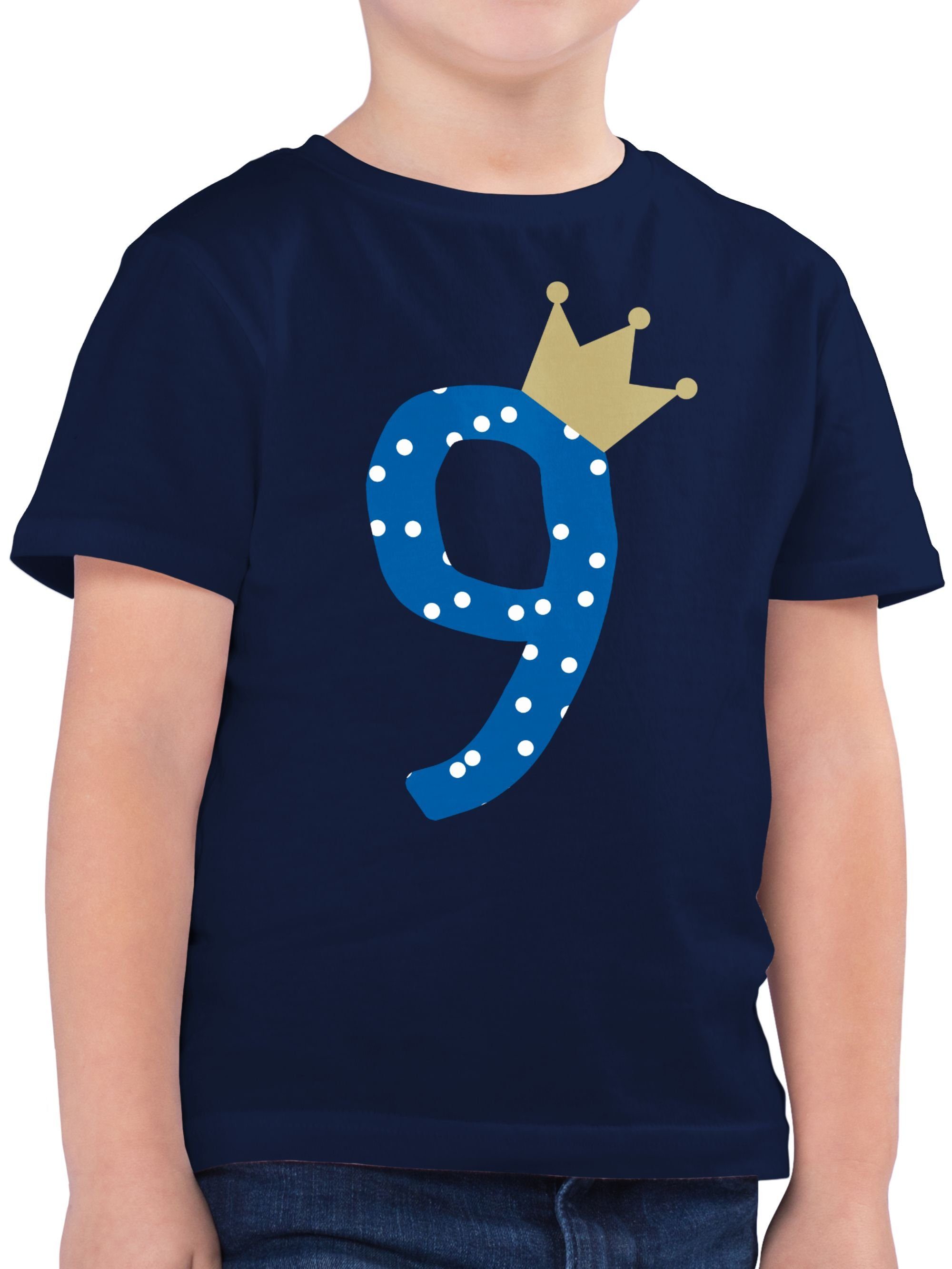 Shirtracer T-Shirt »9. Geburtstag Krone Junge Neunter - Geburtstag