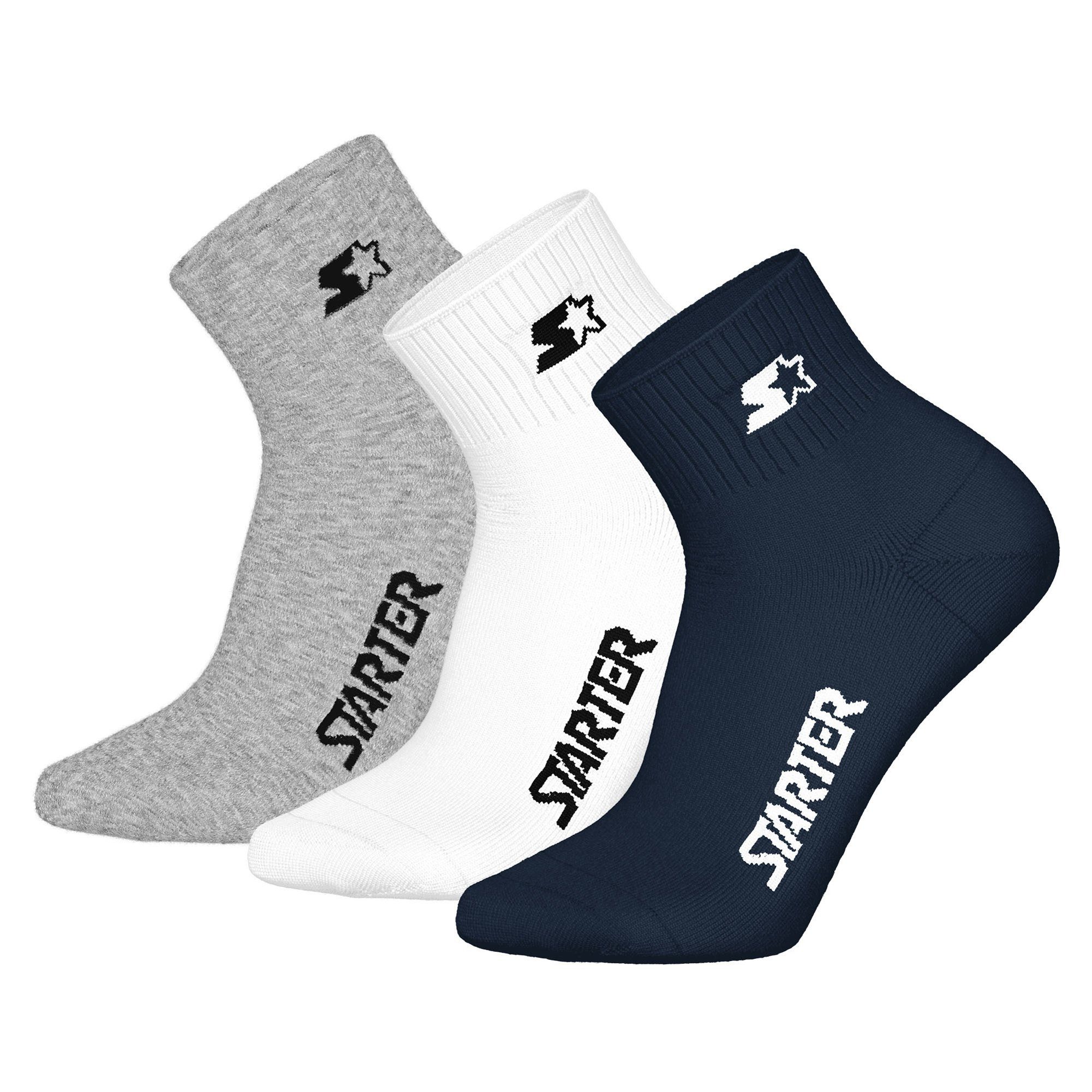 Starter Короткие носки Unisex Носки 3er Pack Baumwolle (Packung, 3er Pack)