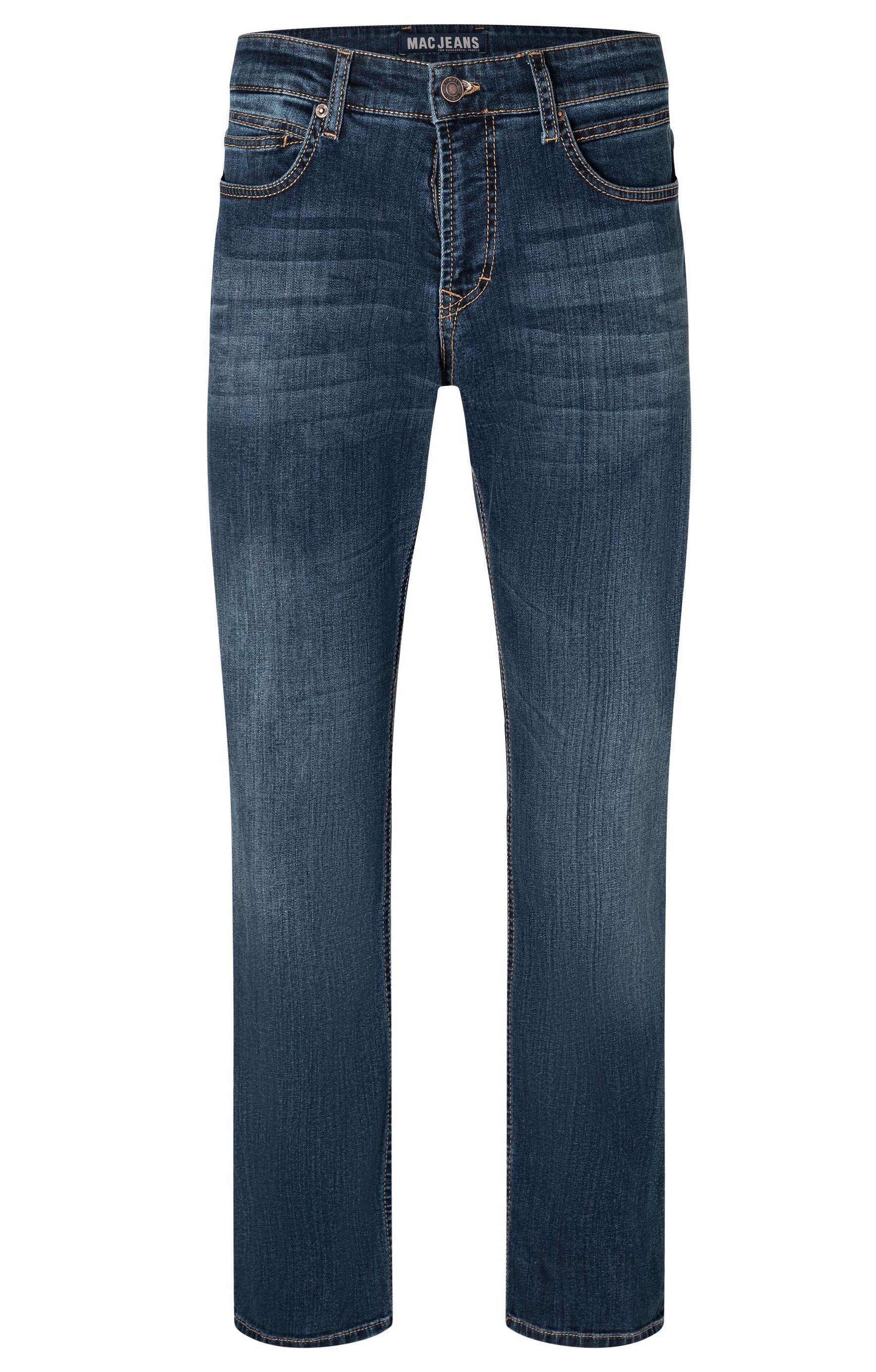 MAC 5-Pocket-Jeans Ben 0978 Authentic Stretch-Denim H732 Dark Camel Blue Used