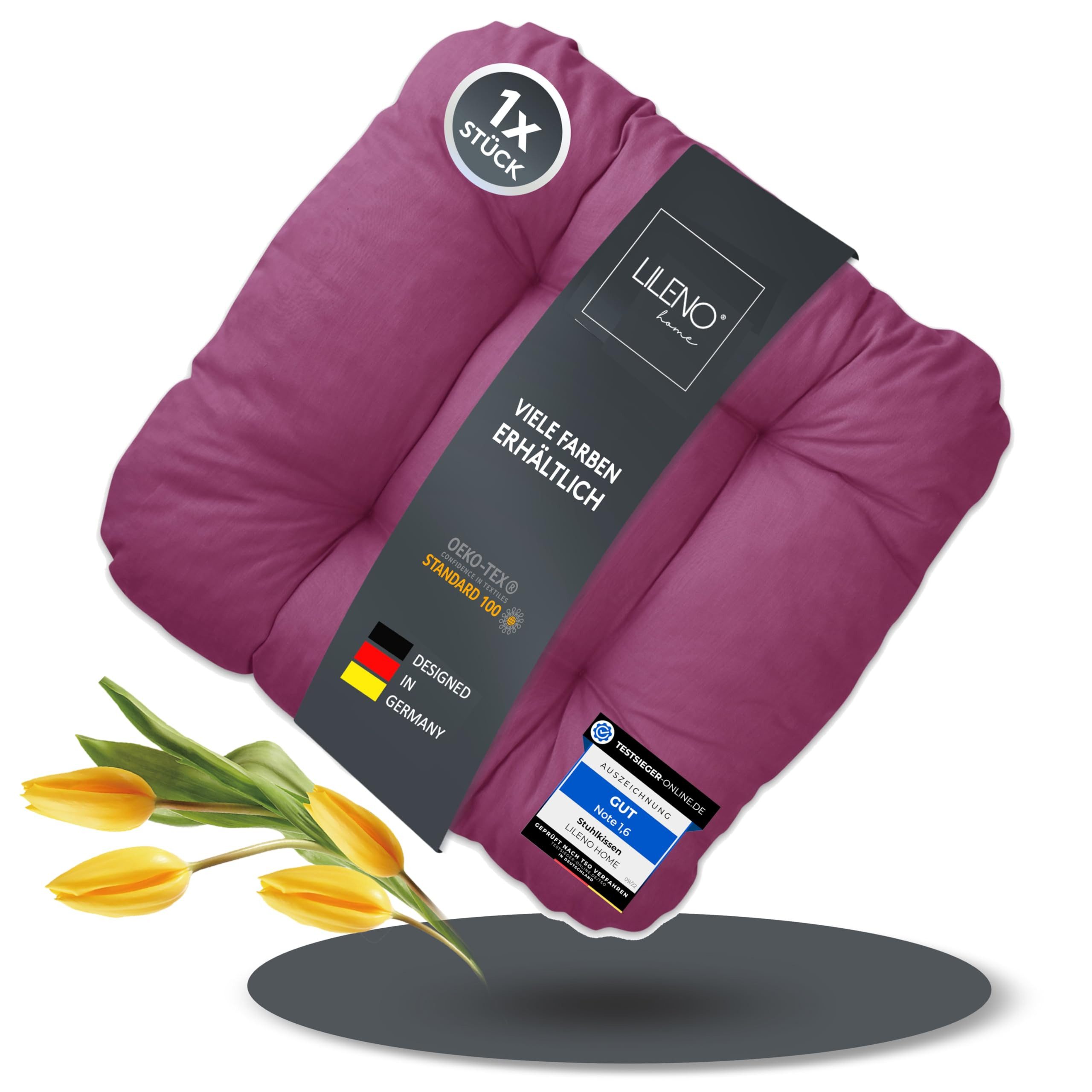 LILENO HOME Stuhlkissen Sitzkissen für Gartenstuhl, günstig online kaufen