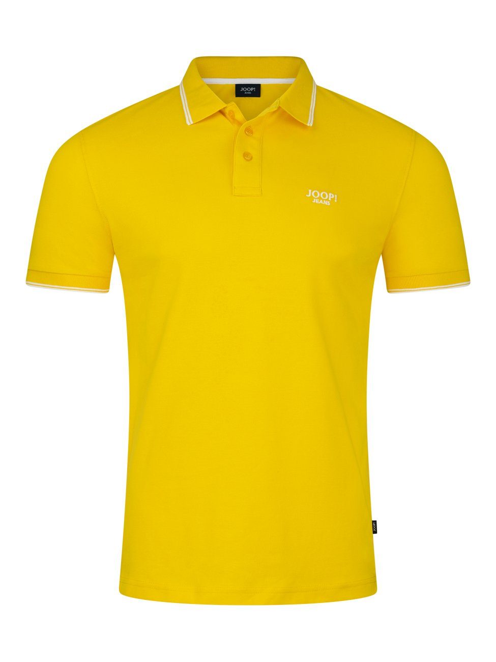 Joop! Poloshirt Agnello 724 Yellow Medium mit (1-tlg) Stretch