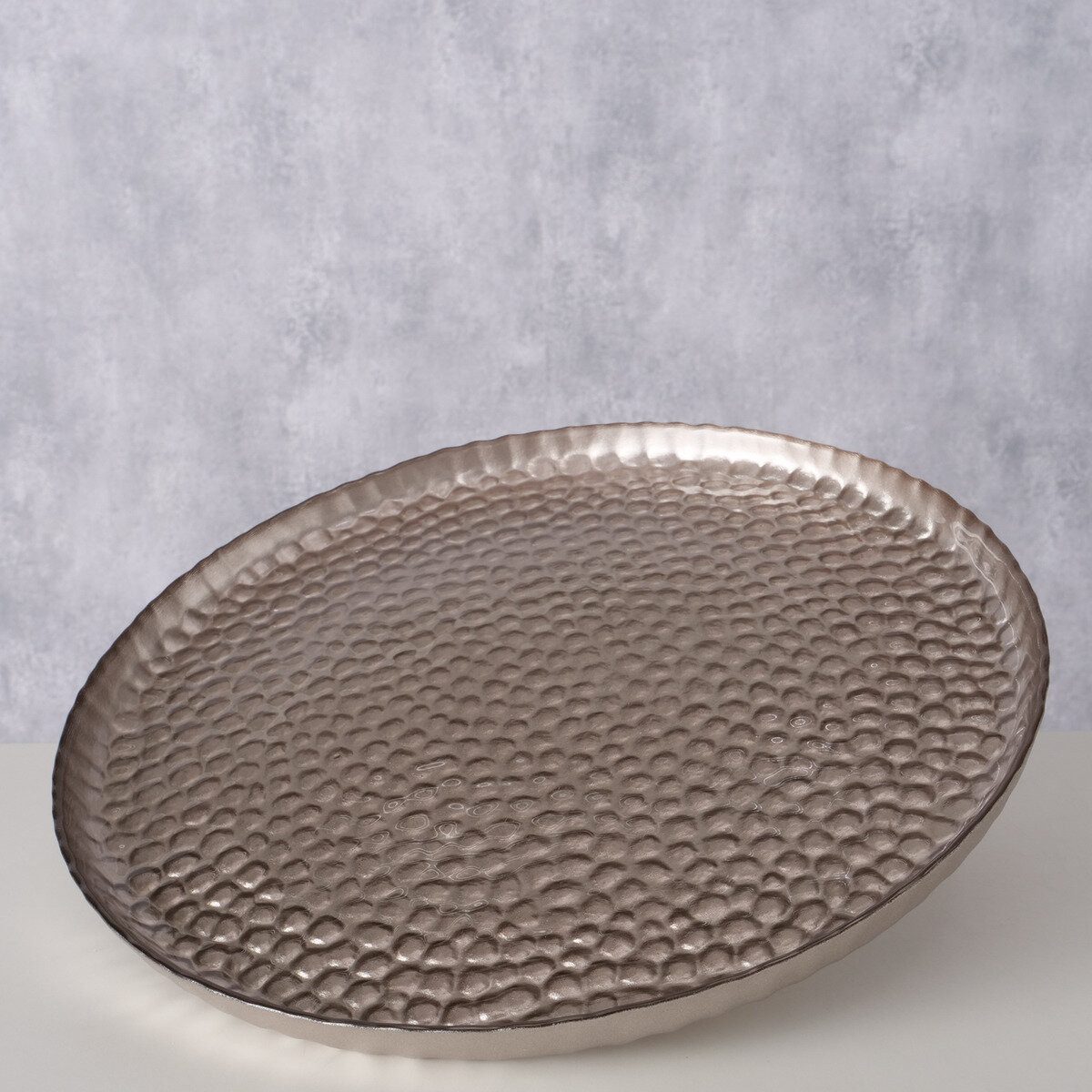 BOLTZE GRUPPE GmbH Tablett Etagere aus Glas RADO, Ø 28 cm, Glas