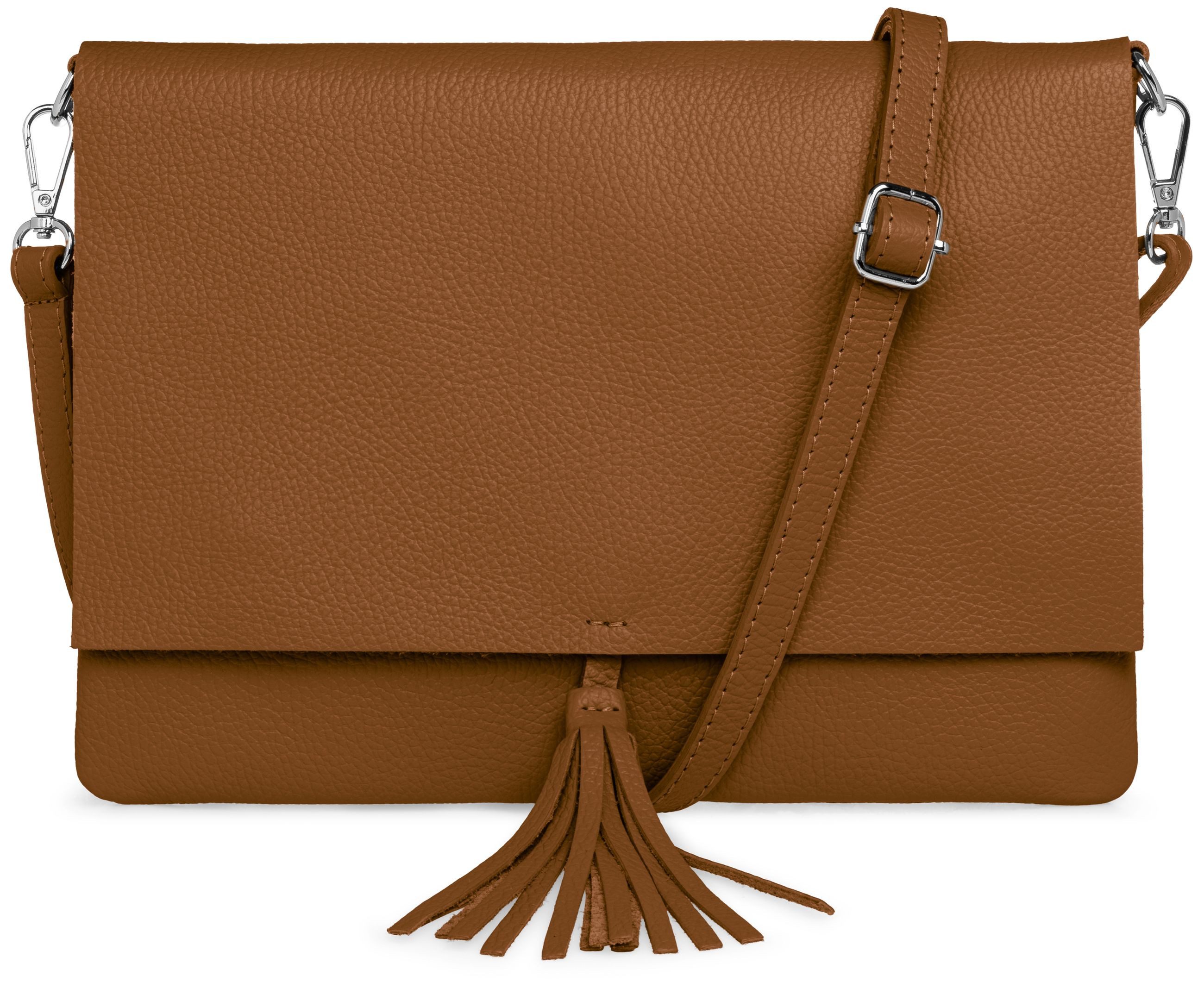 Caspar Umhängetasche xl Clutch Leder Damen günstig online kaufen