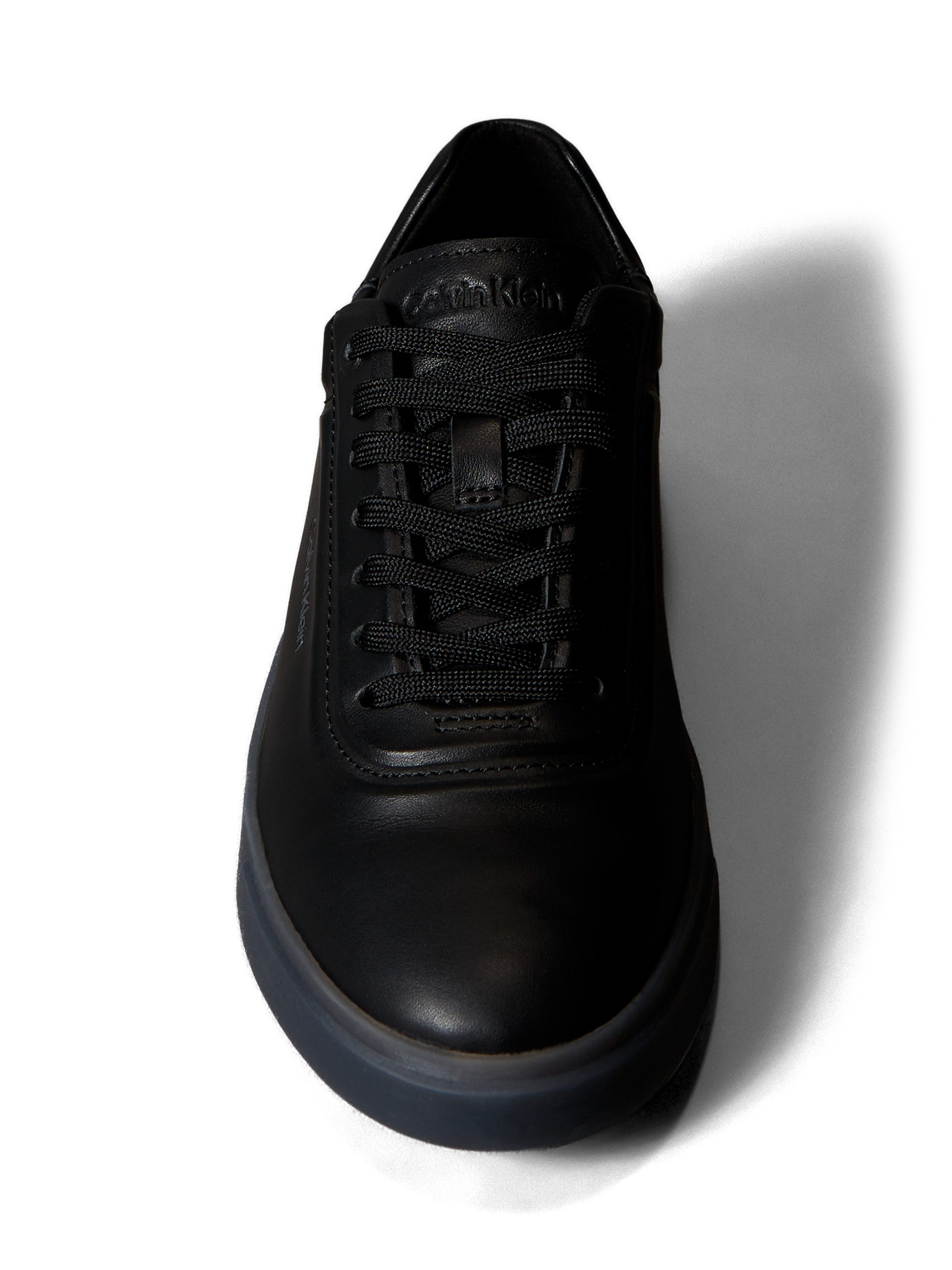 Calvin Klein LOW PRO CUPS LACEUP OXF HF LTH Sneaker Schnürschuh, Halbschuh, Freizeitschuh in monochromer Optik – Bild 4 von 5