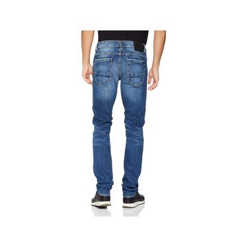 Garcia Straight-Jeans blau slim fit (1-tlg)