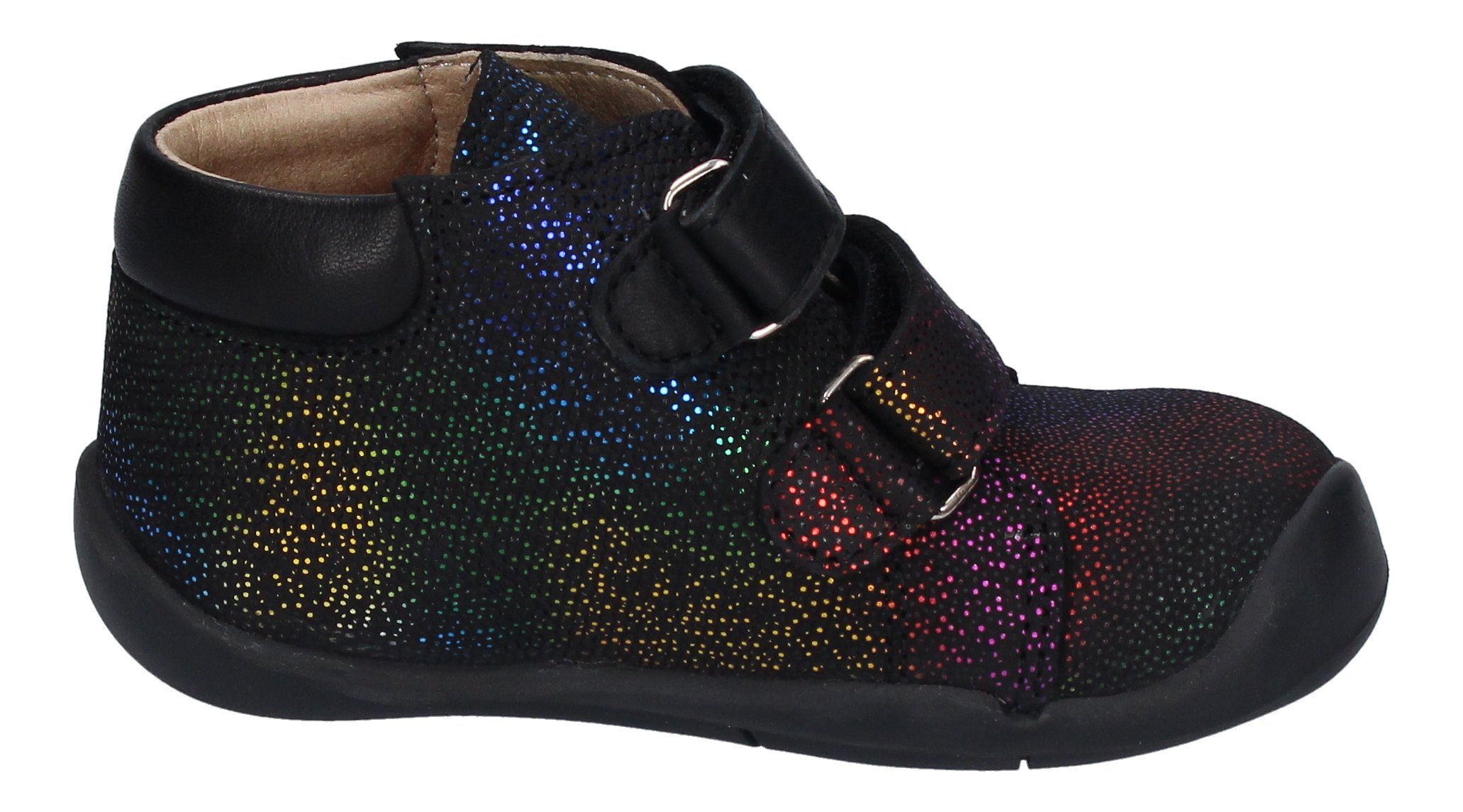 Schuhe Babyschuhe Mädchen Kickers WAKALLA 878481-10-81 Lauflernschuh Noir Multicolor