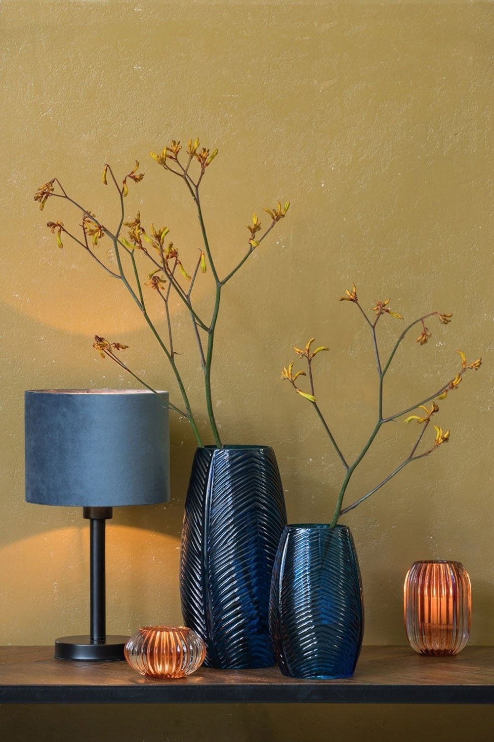 Light & Living Stehlampe WASHINGTON, 1-flammig, H 25 cm, Schwarz, Metall, ohne Leuchtmittel, ohne Lampenschirm