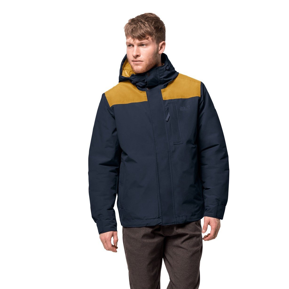 Jack Wolfskin Winterjacke Oakwood dunkelblau Herren günstig online kaufen