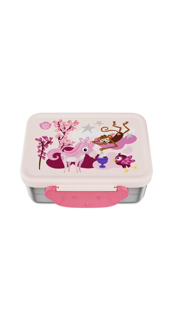 Affenzahn Lunchbox Edelstahl Brotdose, Edelstahl, (Edelstahl Brotdose, 2-tlg., 1x Brotdose, 1x Trennfach), spülmaschinengeeignet