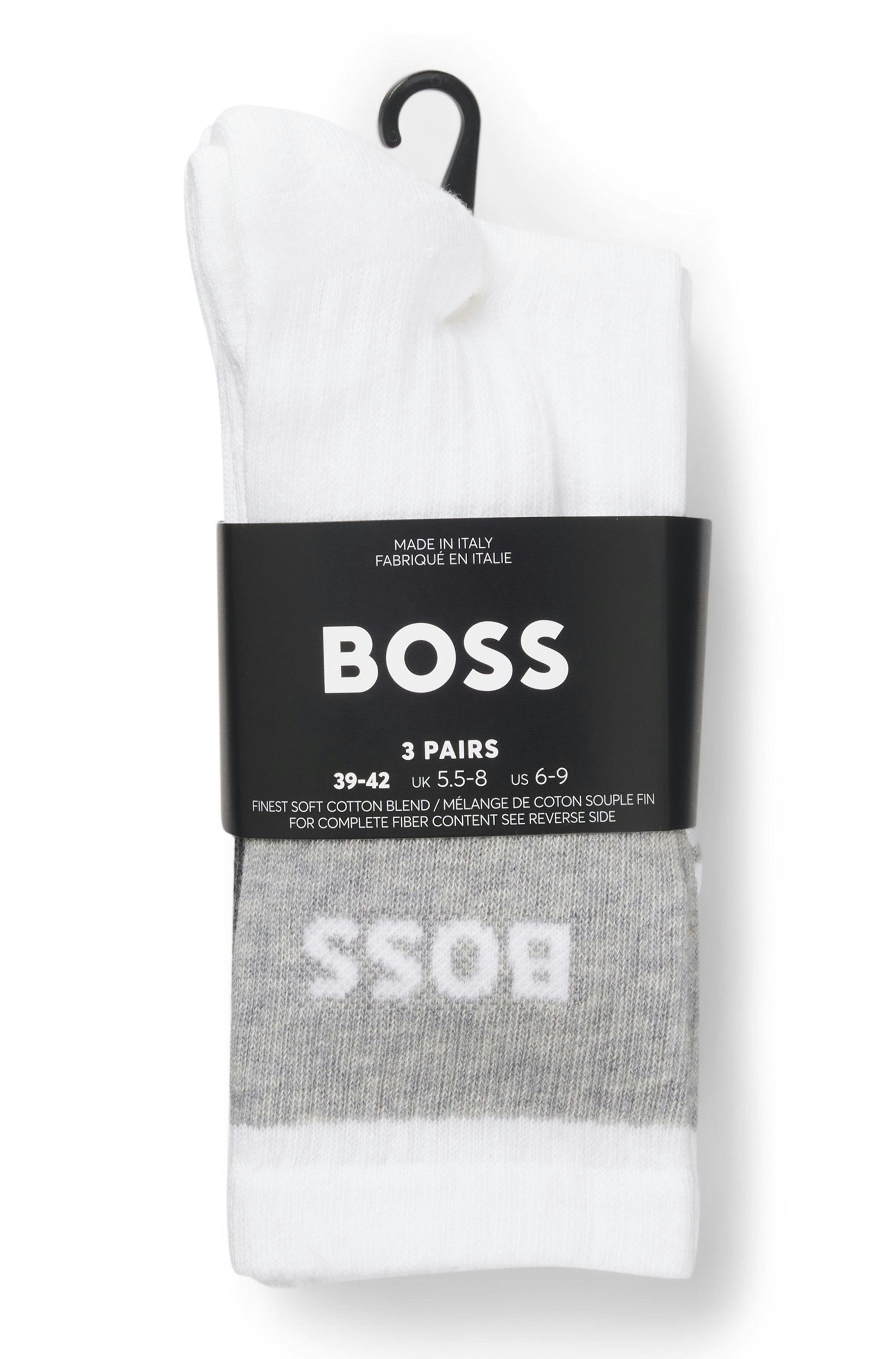 BOSS Kurzsocken 3P QS Rib Melange CC (Packung, 3-Paar) – Bild 2 von 4