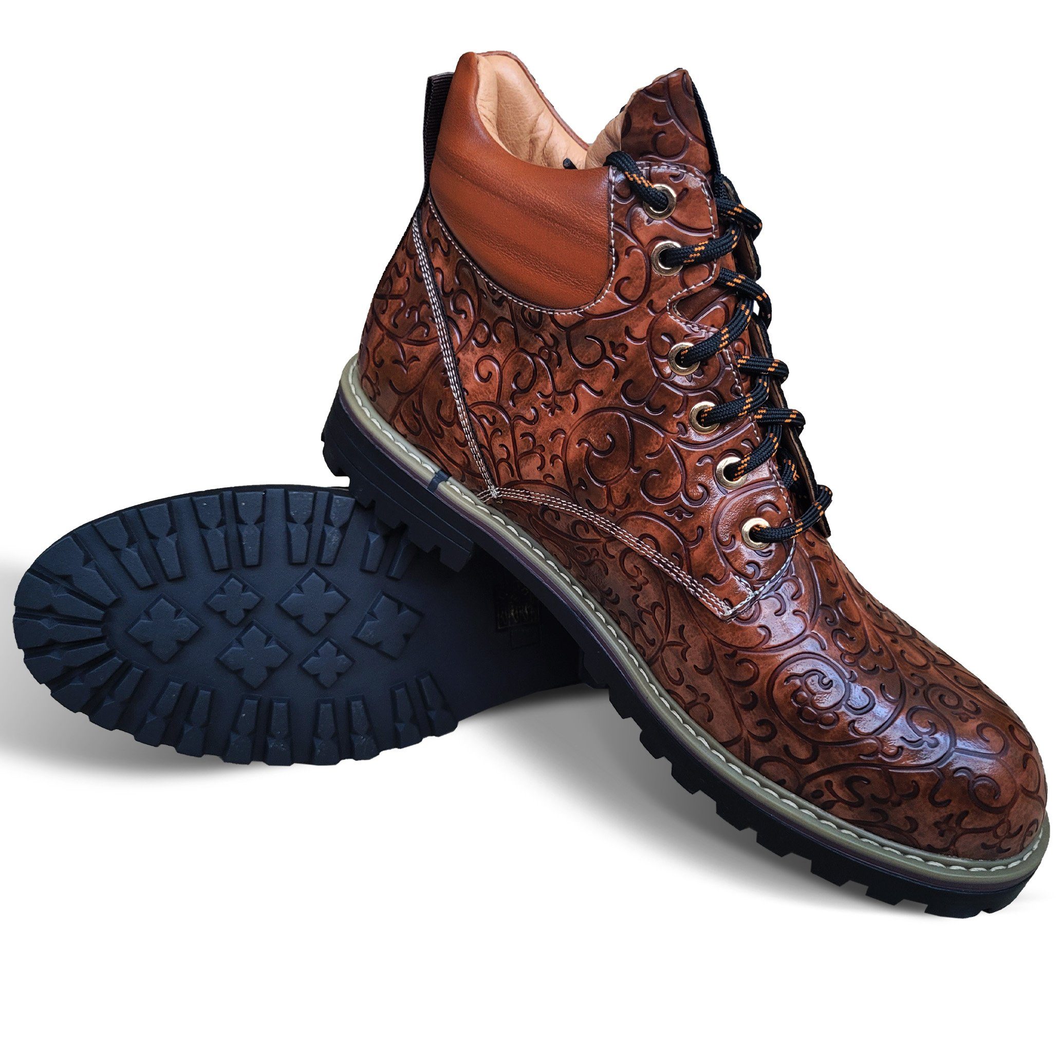 GOLDEN GOLDEN Winterstiefel Herren Schnürung Lässige Herrenstiefel Outdoorwinterstiefel