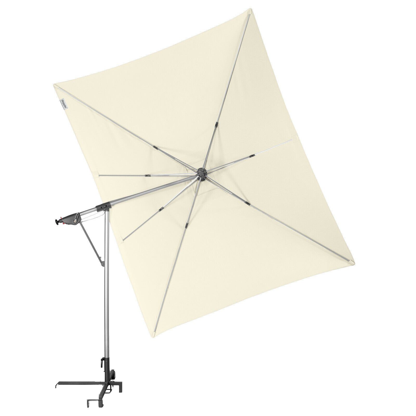 doppler® Ampelschirm Rimini 300 x 200 cm natur Sonnenschirm