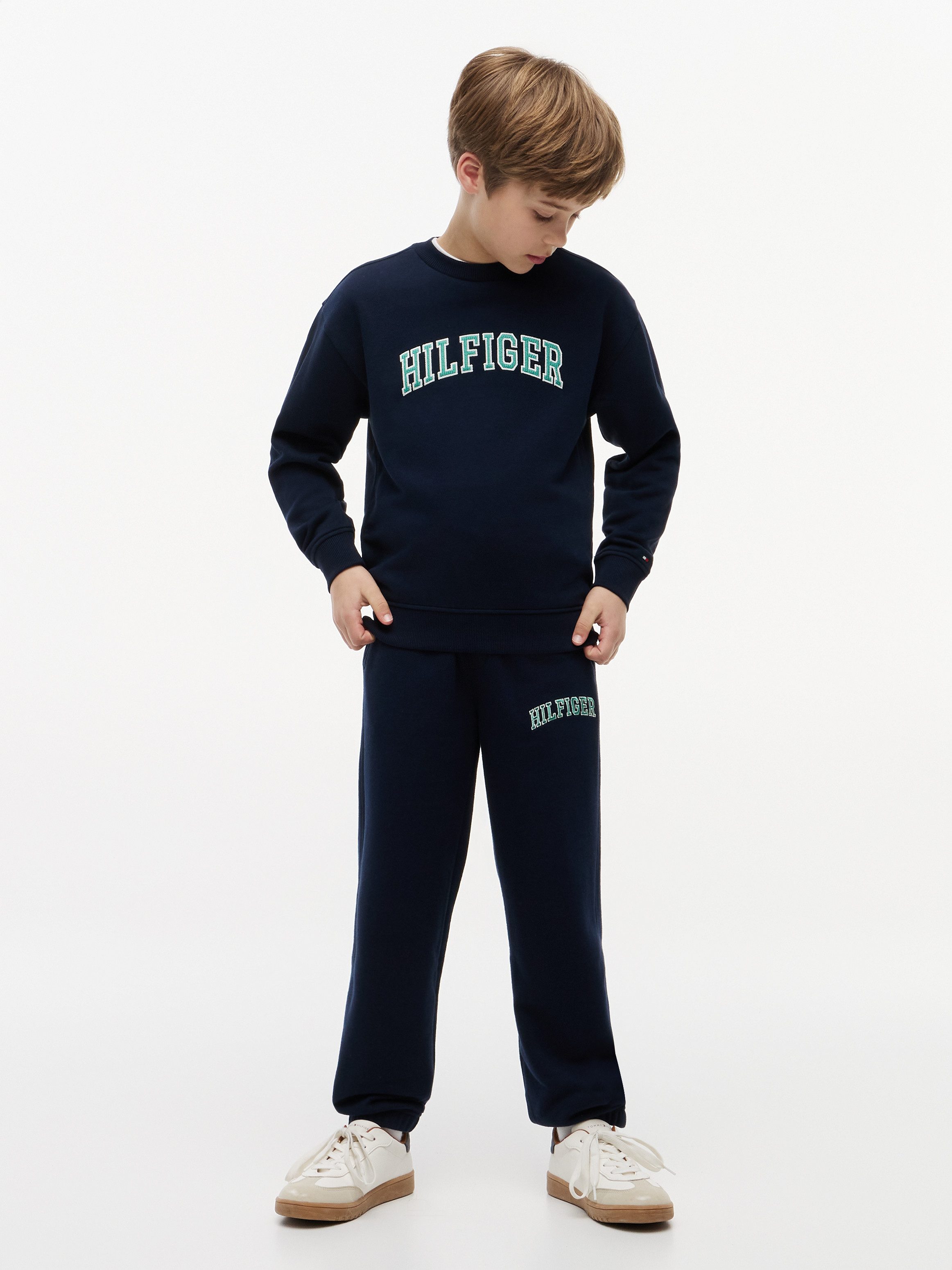 Tommy Hilfiger Sweatshirt HILFIGER VARSITY SWEATSHIRT für Kinder bis 16 Jahre, Rundhals – Bild 4 von 5