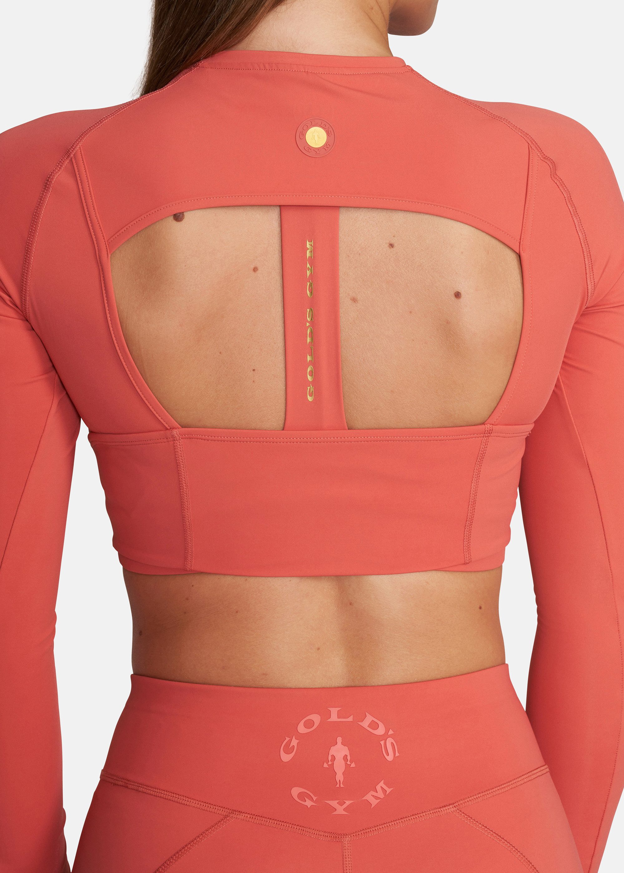 GOLD'S GYM APPAREL Langarmshirt HELEN pilling-resistent, formstabil, atmungsaktiv, schnelltrocknend