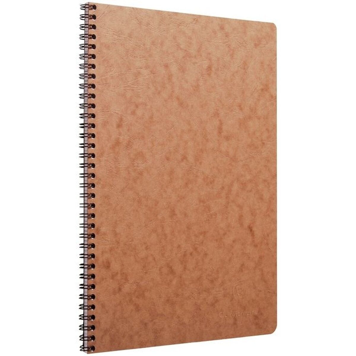 CLAIREFONTAINE Notenblock Spiralbuch A4 Agebag kariert 50 Blatt braun