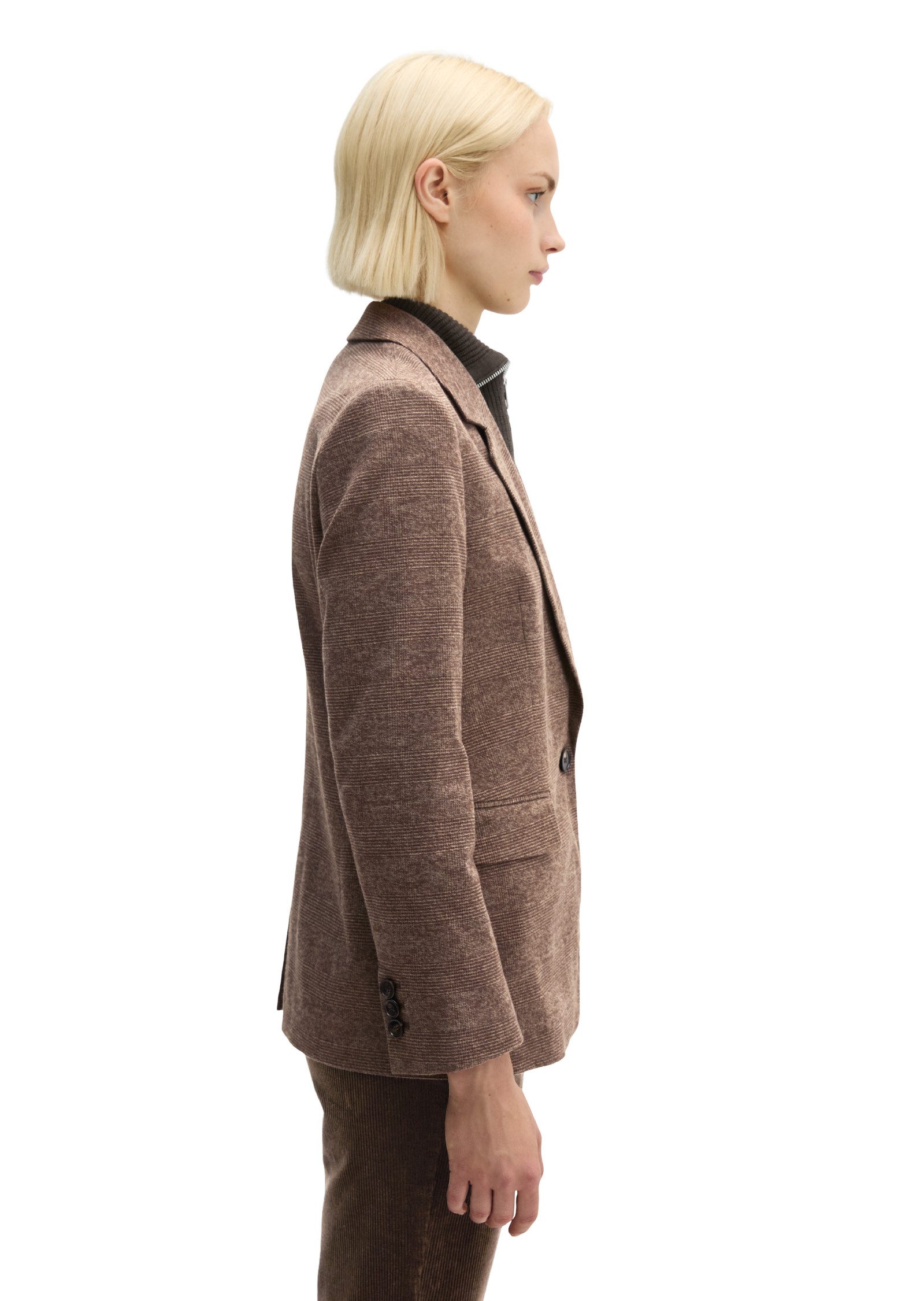 Marc O'Polo Longblazer aus Baumwoll-Stretch