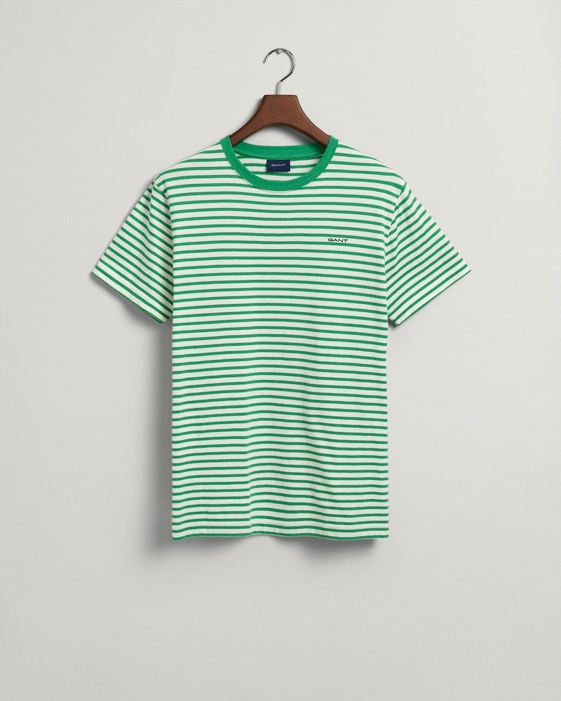 Gant T-Shirt GANT / He.T-Shirt / STRIPED T-SHIRT 337 MID GREEN