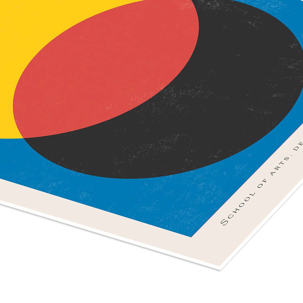 Posterlounge Wandbild Bauhaus Design and Architecture, Exhibition Posters, erhältlich als Poster, Leinwandbild, Wandsticker oder Acrylglasbild