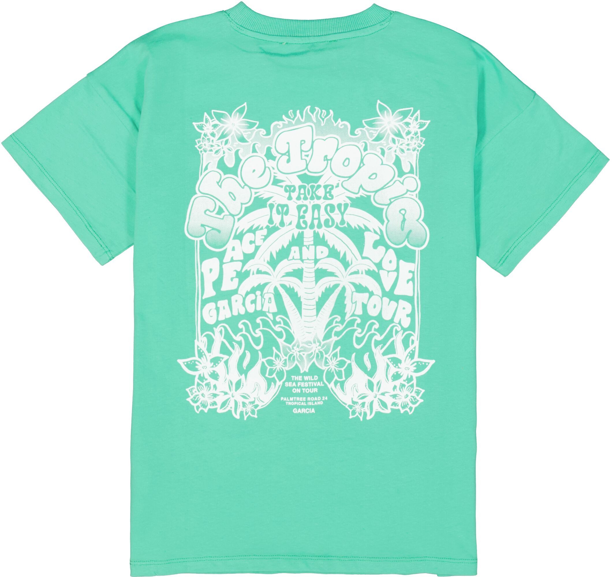 Garcia T-Shirt mit Rückenprint