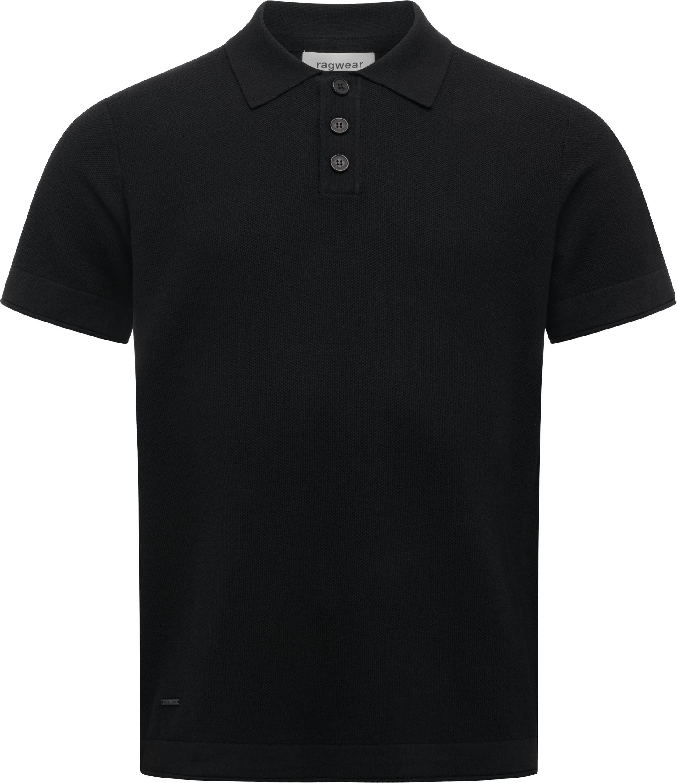 Ragwear T-Shirt Lorien (1-tlg) Kurzärmliches Shirt mit Hemdkragen