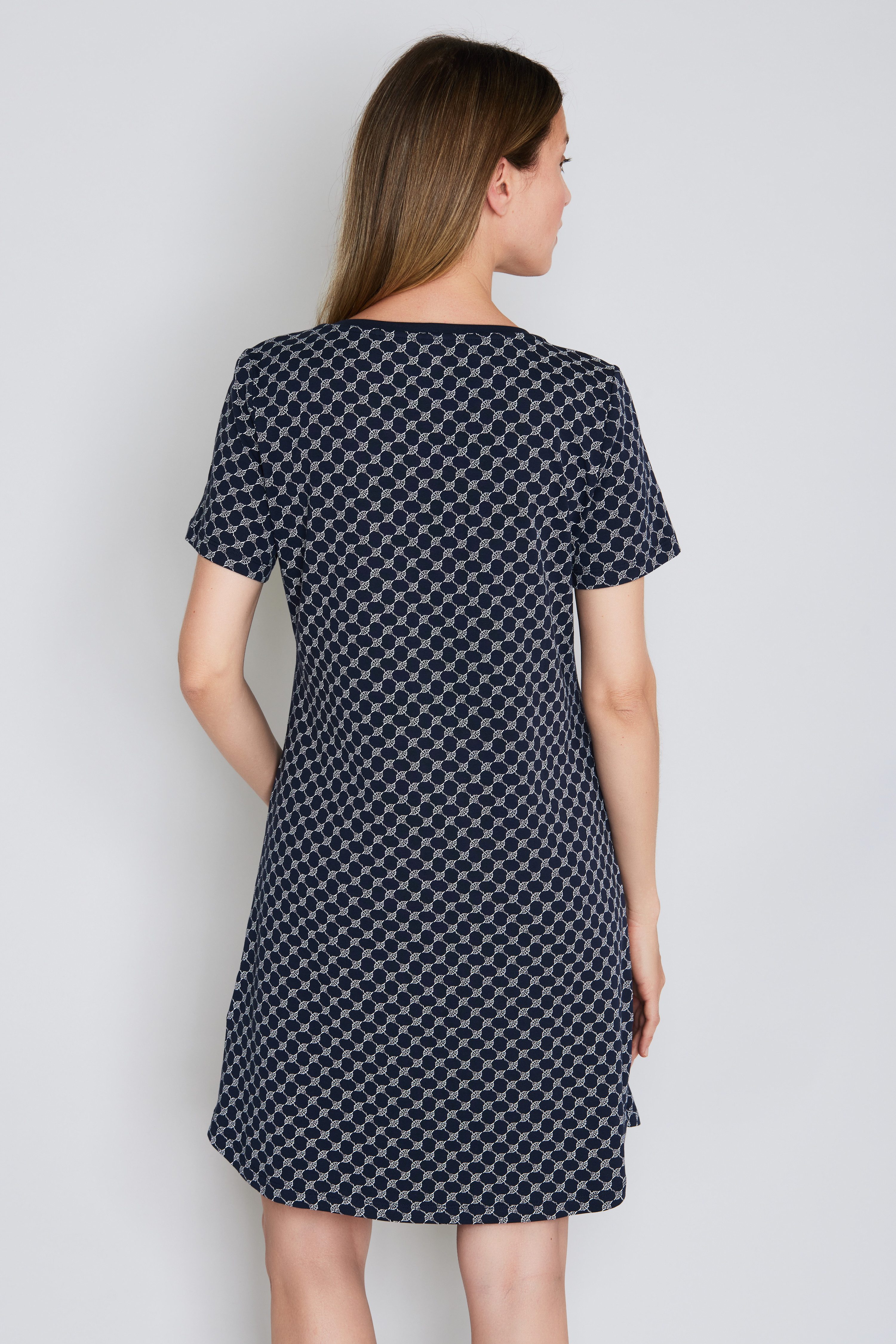 JOOP! Nachthemd Cosy mit Cornflower-Alloverprint