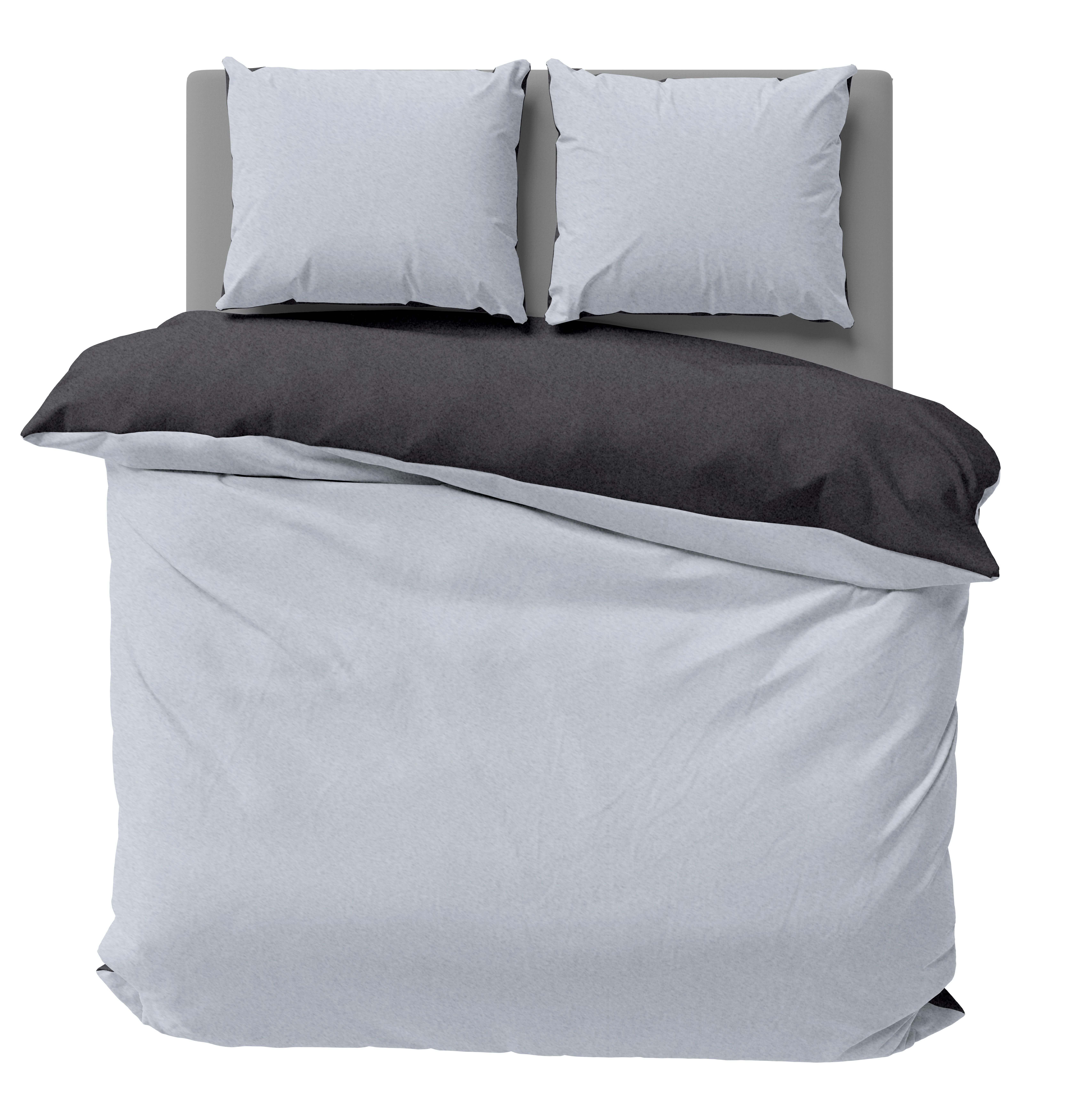 One Home Bettwäsche Doubleface Unifarben, Fleece, 3 teilig, Wende modern, k günstig online kaufen