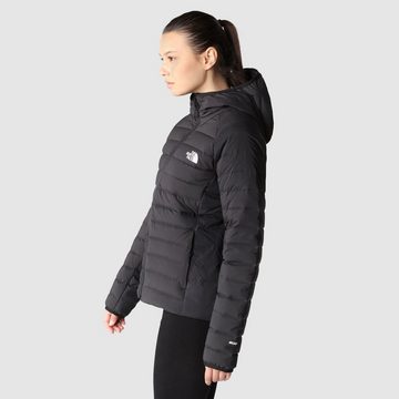 The North Face Daunenjacke W BELLEVIEW STRETCH DOWN HOODIE mit Logodruck