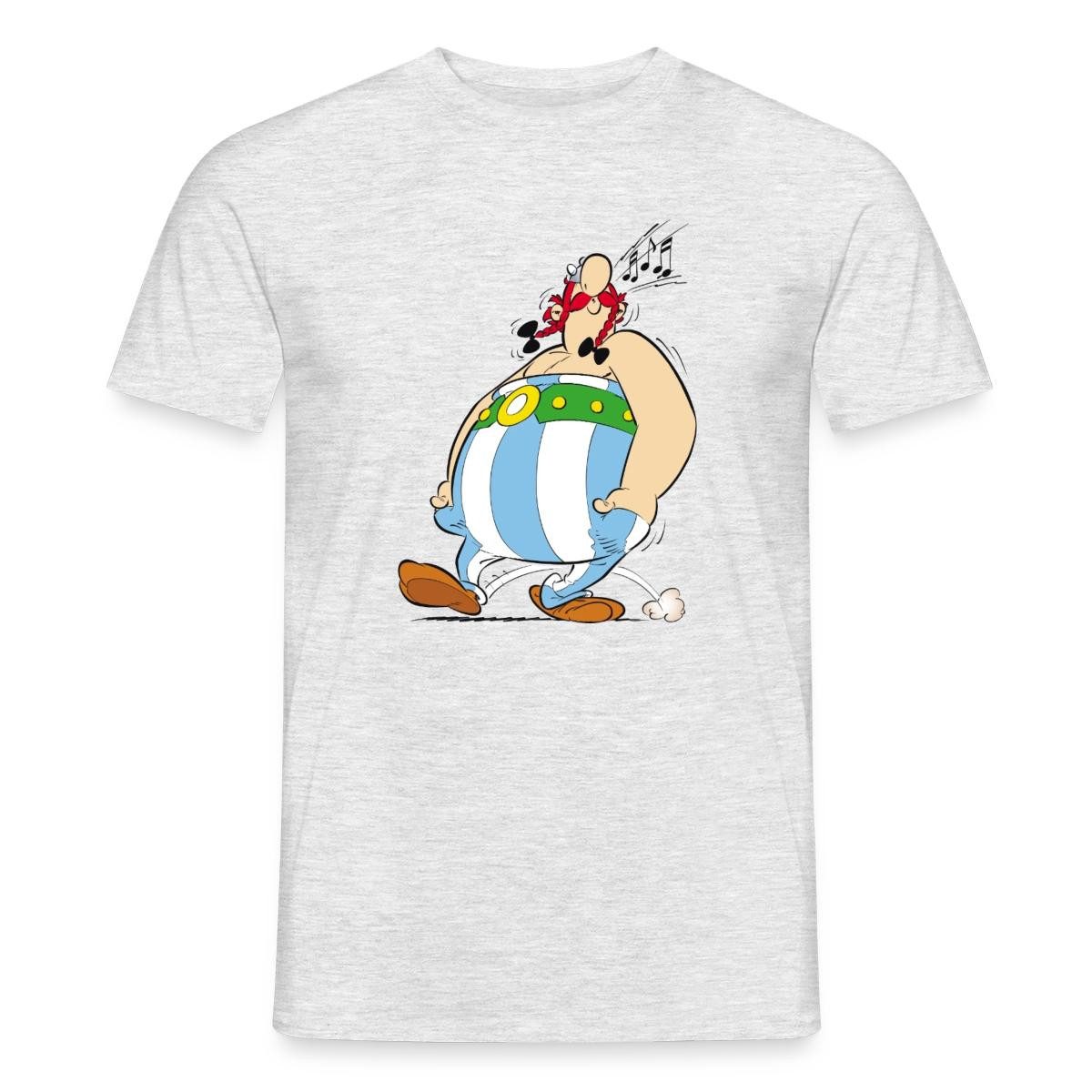 Spreadshirt T-Shirt Asterix & Obelix Pfeift Melodie Männer T-Shirt (1-tlg)