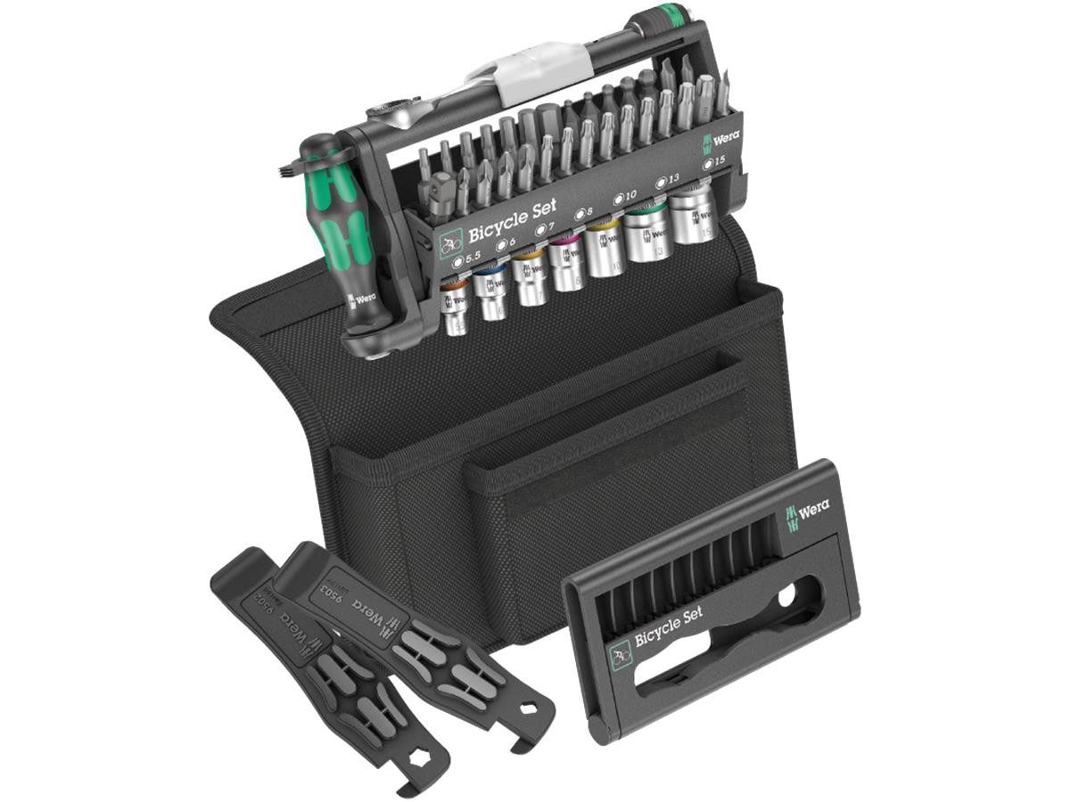 Wera Bit- und Steckschlüsselset Bicycle Set 3, Set, Инструмент Set Zyklop MINI 41-teilig inkl. Tasche