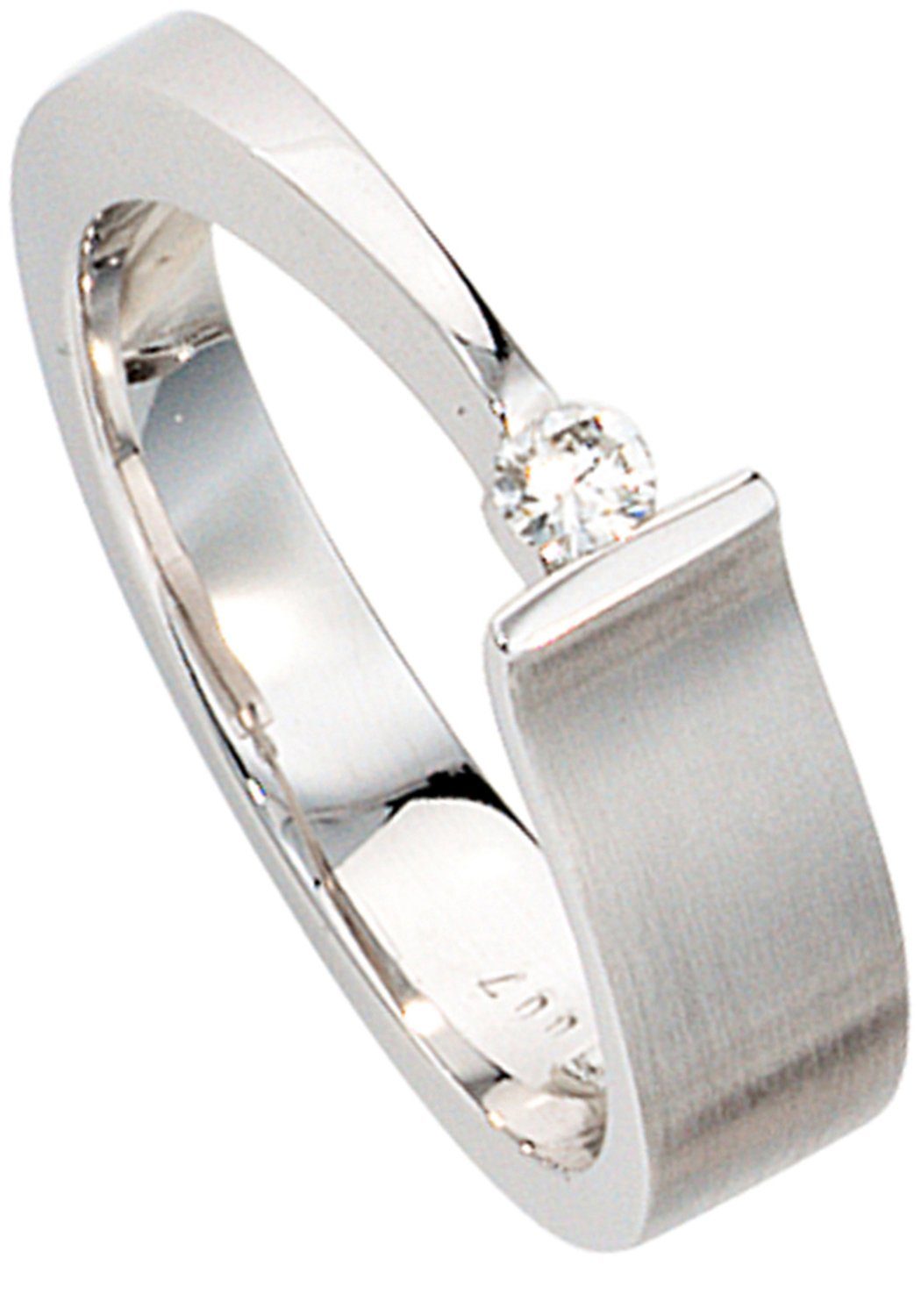 JOBO Fingerring Diamant-Ring 0,07 ct., 5...