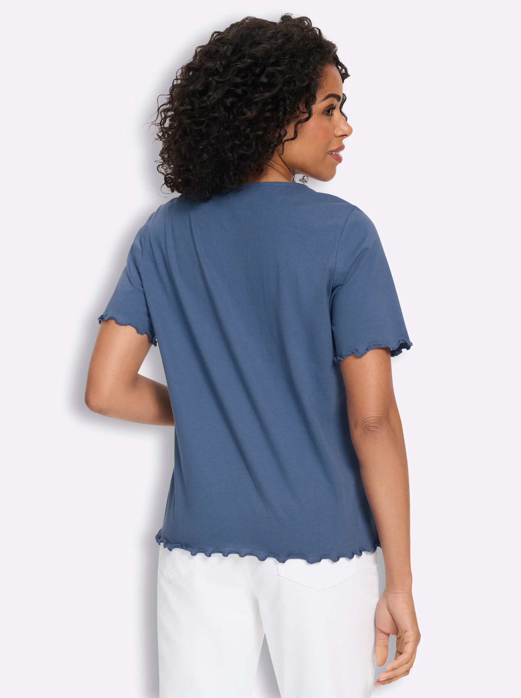 Sieh an! T-Shirt 2-in-1-Shirt Kurzarm