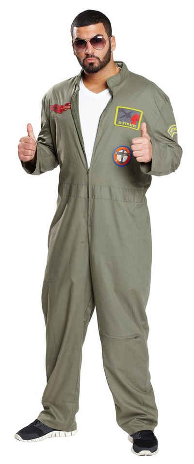 Party x People Kostüm PxP 14622 Kampfpilot Pilot Overall